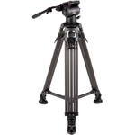 REX VT-5000-CM Carbon Fiber Two-Stage Mono Lock Video Tripod