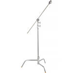 Impact 40" C-Stand with Turtle Base and Grip Arm Kit (40", Chrome)