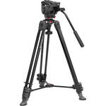 500X Fluid Head with Aluminum Tripod Kit