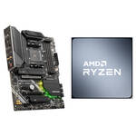 AMD MAG B550 TOMAHAWK MAX WIFI AM4 ATX Motherboard and AMD Ryzen