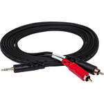 Hosa Technology Stereo 3.5mm Male to 2 x RCA Male Y-Cable (3')