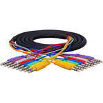 Hosa Technology CSS802 8x Stereo 1/4" Phone to 1/4" Phone Snake Cable -6.6' (2 m)