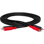 Hosa Technology 2 RCA Male to 2 RCA Male Dual Cable (Nickel Contacts) - 20'