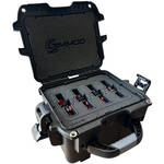 Four Clamp-On Lens Ring with NATO Rail Receiver Kit & Hard Case