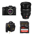 FUJIFILM X-T5 Mirrorless Camera with 16-55mm f/2.8 Lens and Basic Bundle (Black)