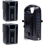 Kratos 2 x V-Mount Batteries and Dual Charger Kit 