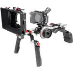 Creator Camera Cage Shoulder Mount Kit with Matte Box and Follow Focus for Sony FX2