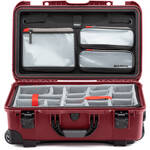 935 Wheeled Hard Case with Padded Dividers (Burgundy, 28.5L)