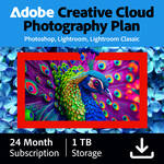 Adobe Creative Cloud Photography Plan with 1TB Cloud Storage (2-Year Subscription, Download)