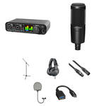 AT2020＋MOTU M2＋M50x S3 MOTU M2 Home Recording Kit with Audio-Technica AT2020 Condenser