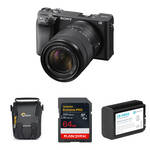 Sony a6400 Mirrorless Camera with 18-135mm f/3.5-5.6 Lens and