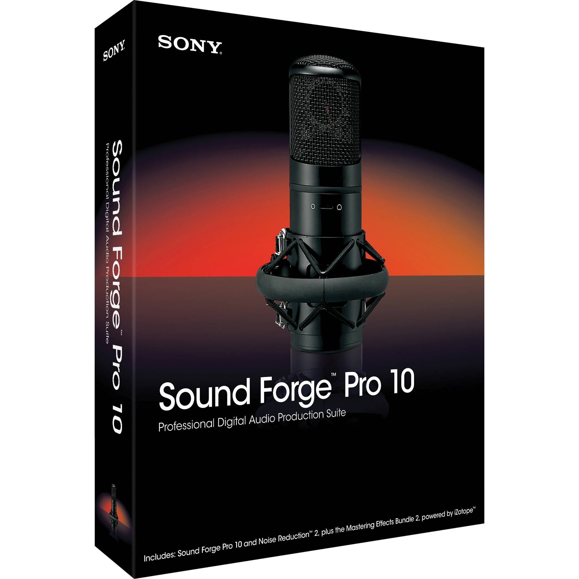 Sony Sound Forge Pro 10 Professional Digital Audio Ksf100sl2