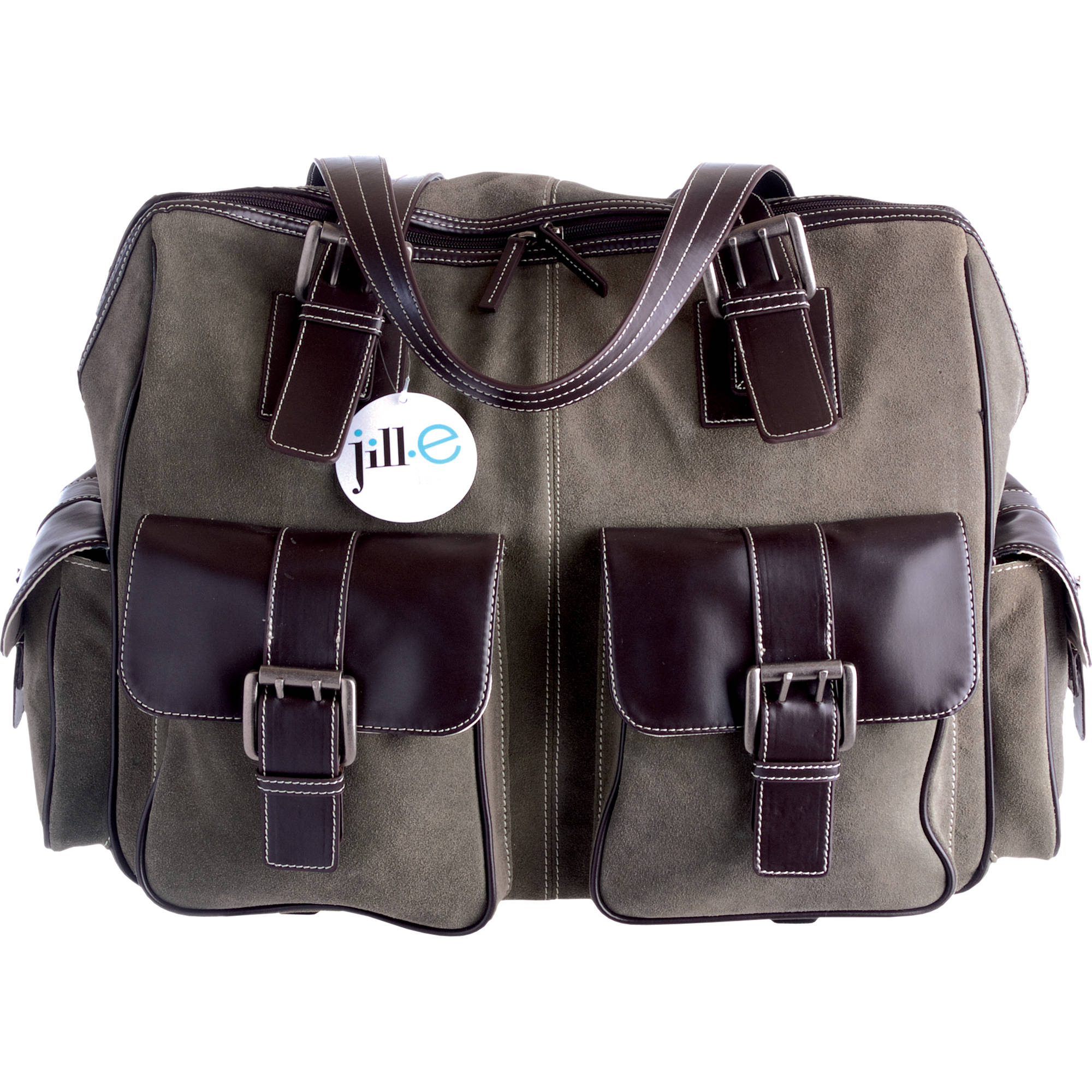 Jill E Designs Large Rolling Camera Bag Moss Green