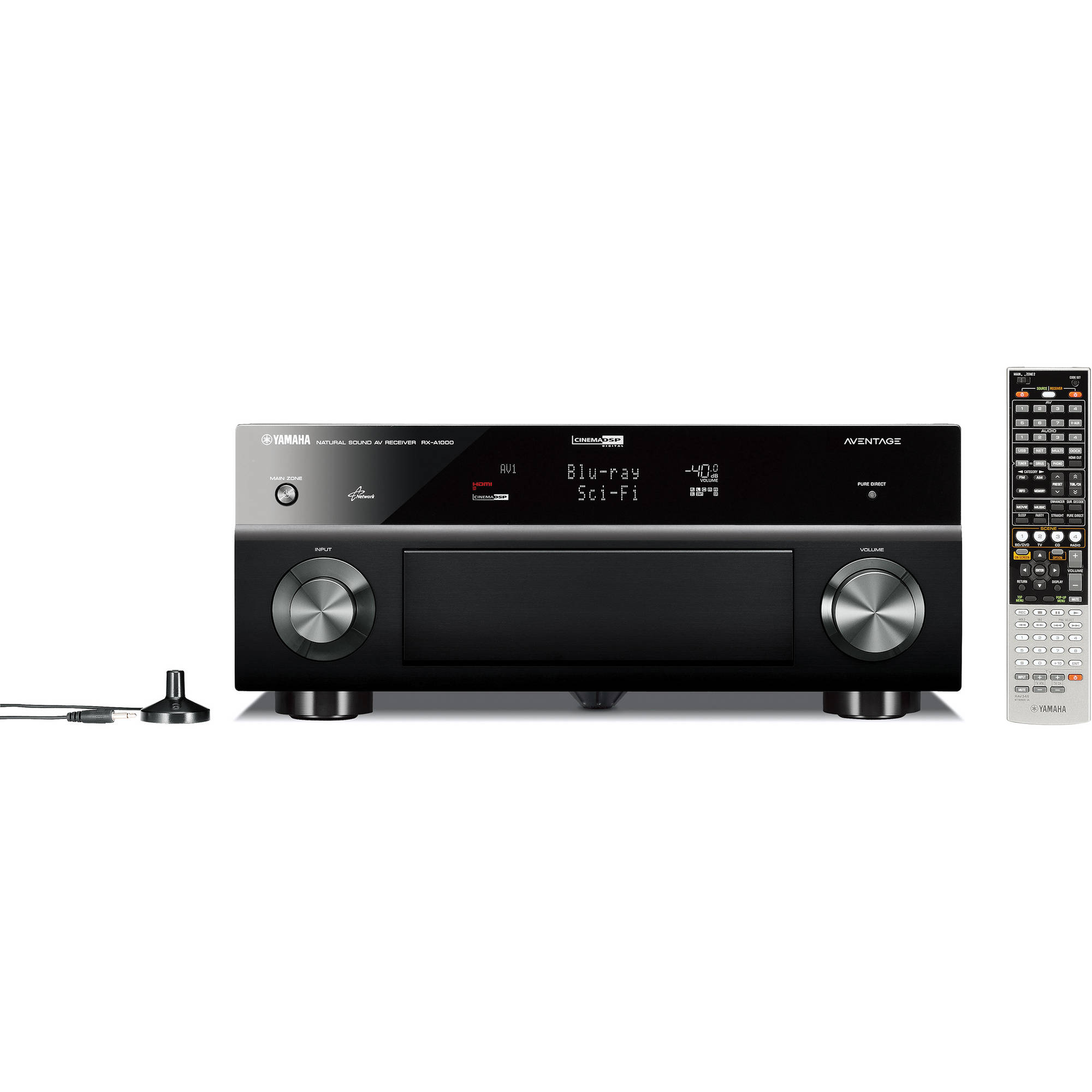 Yamaha Rx A1000bl Home Theater Receiver Black Rx A1000bl B H