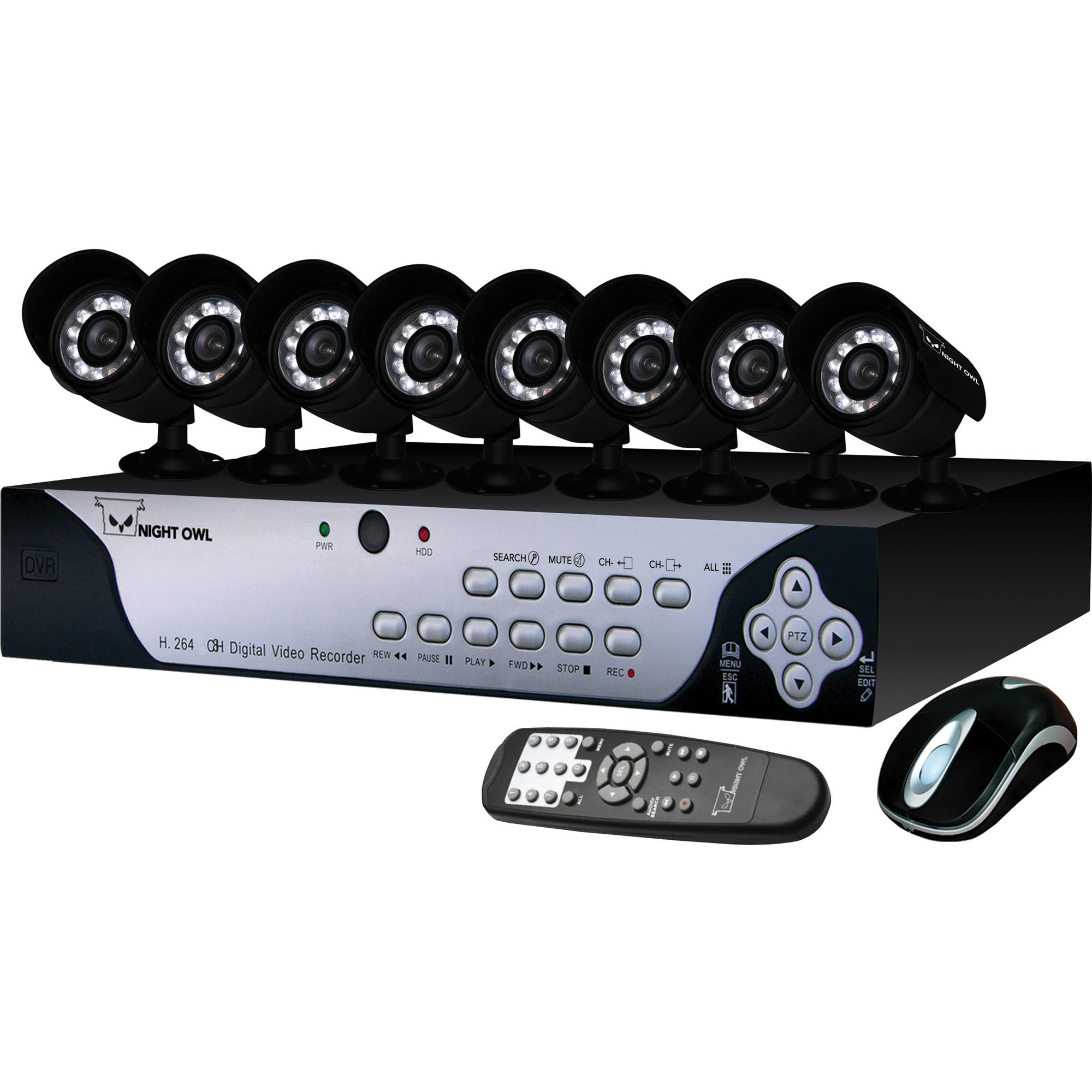 night owl hd video security camera kit