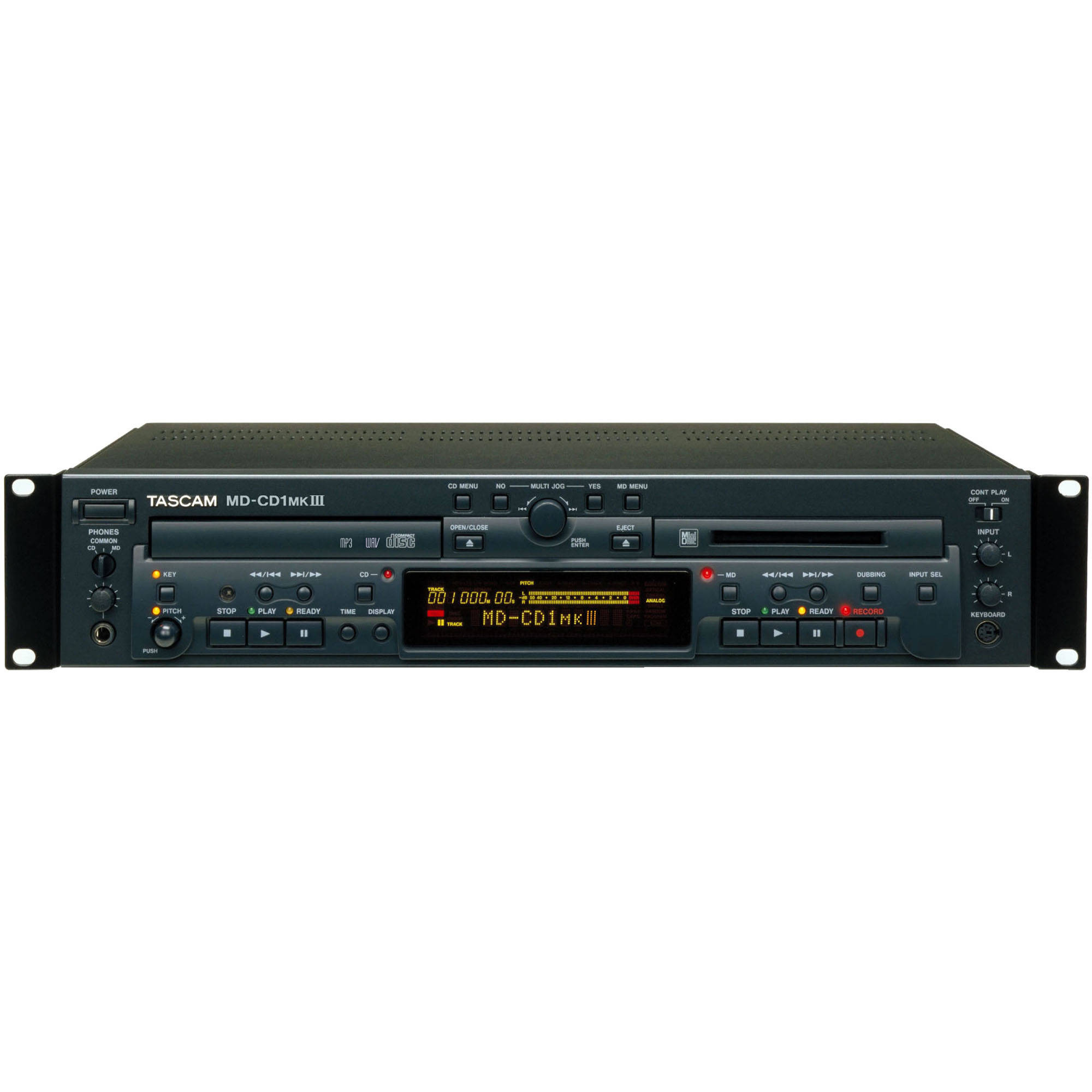 Tascam Md Cd1mkiii Combination Cd Player And Minidisc