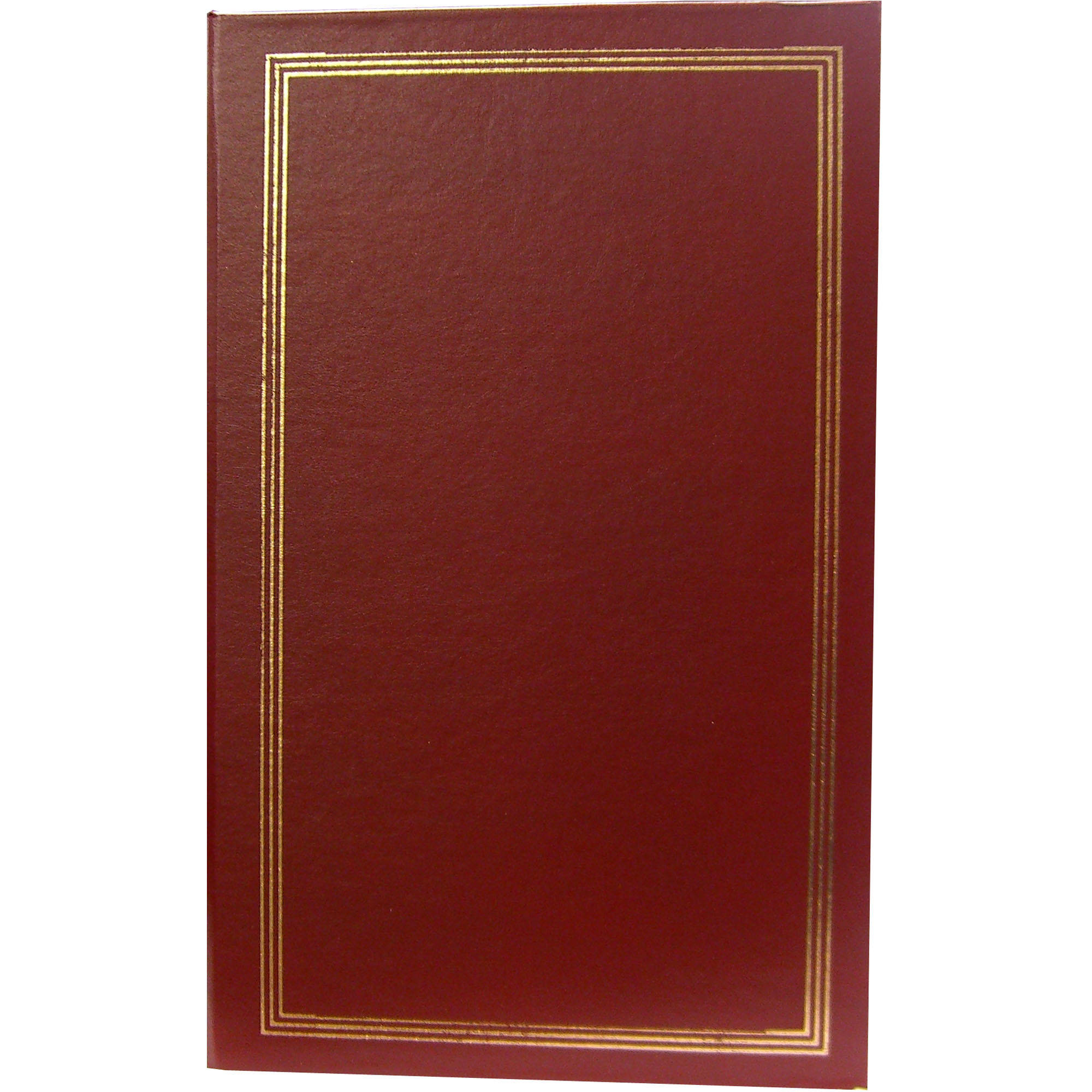 3-Ring Photo Album 504 Pockets Hold 4x6 Photos Burgundy Red