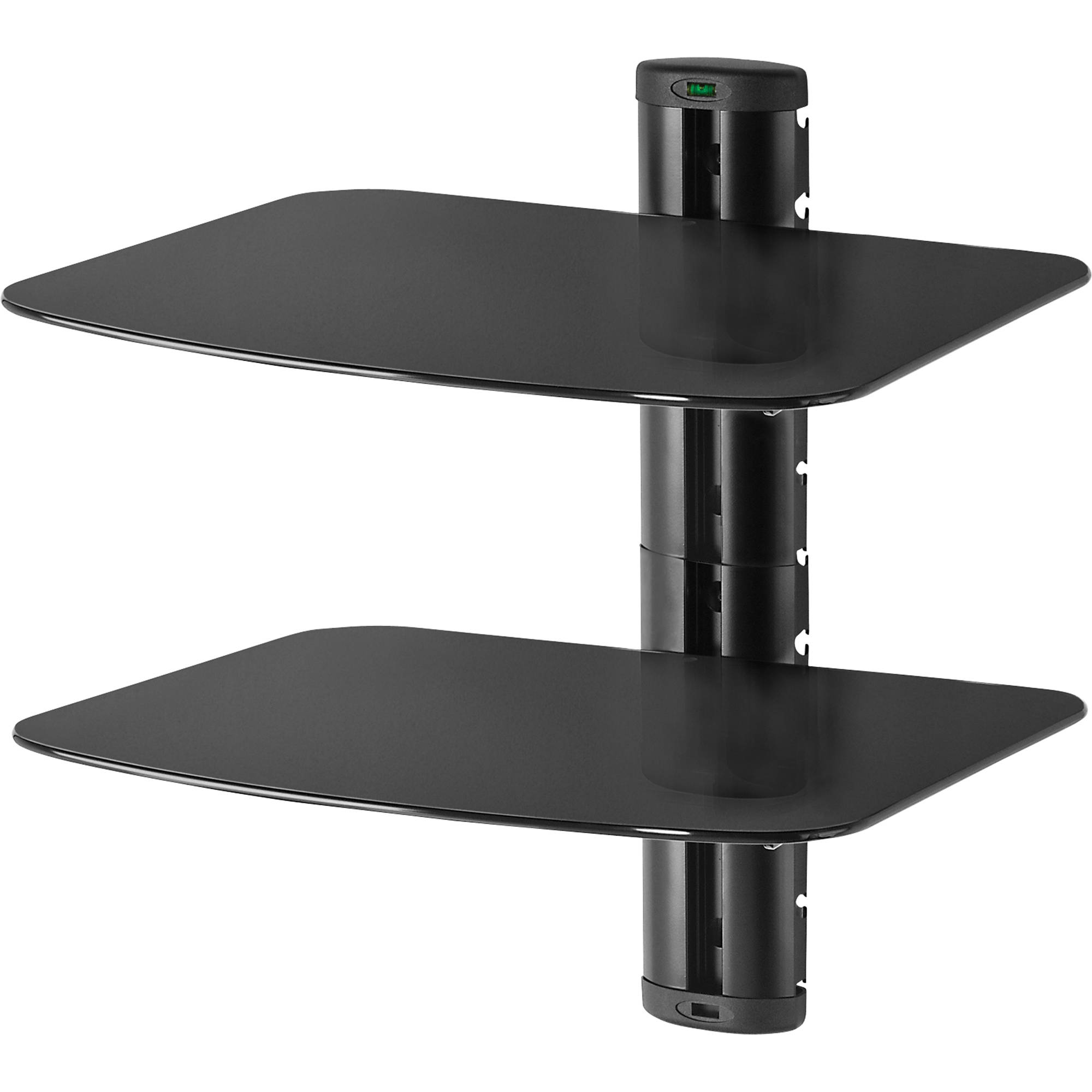 Dual Shelves PEERLESS-AV ESHV30 A//V Wall Shelf with Glass
