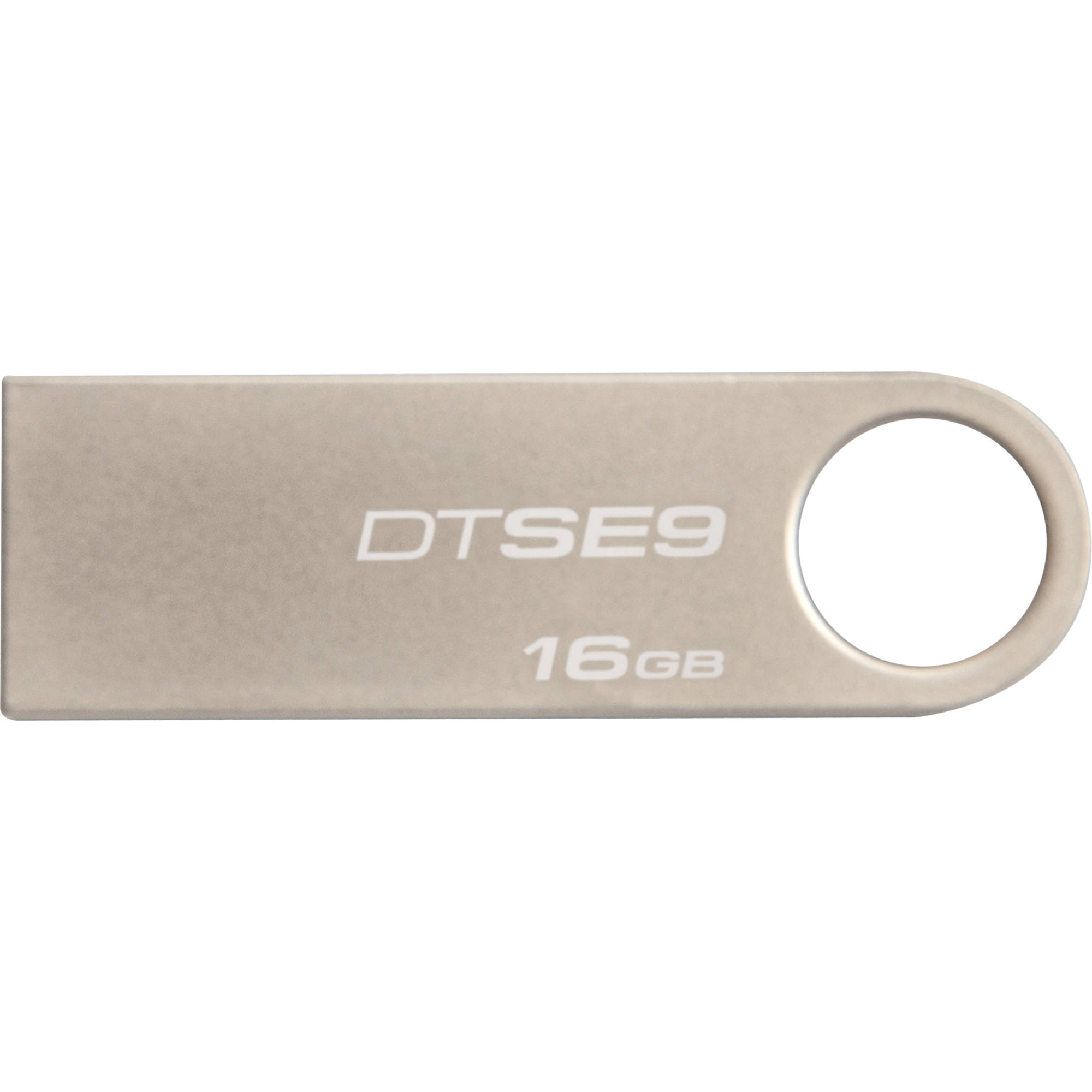 Флэш-диск 16gb kingston data traveler se9 USB 2.0, металл корпус, серебристый, dtse9h/16gb (740617198256)