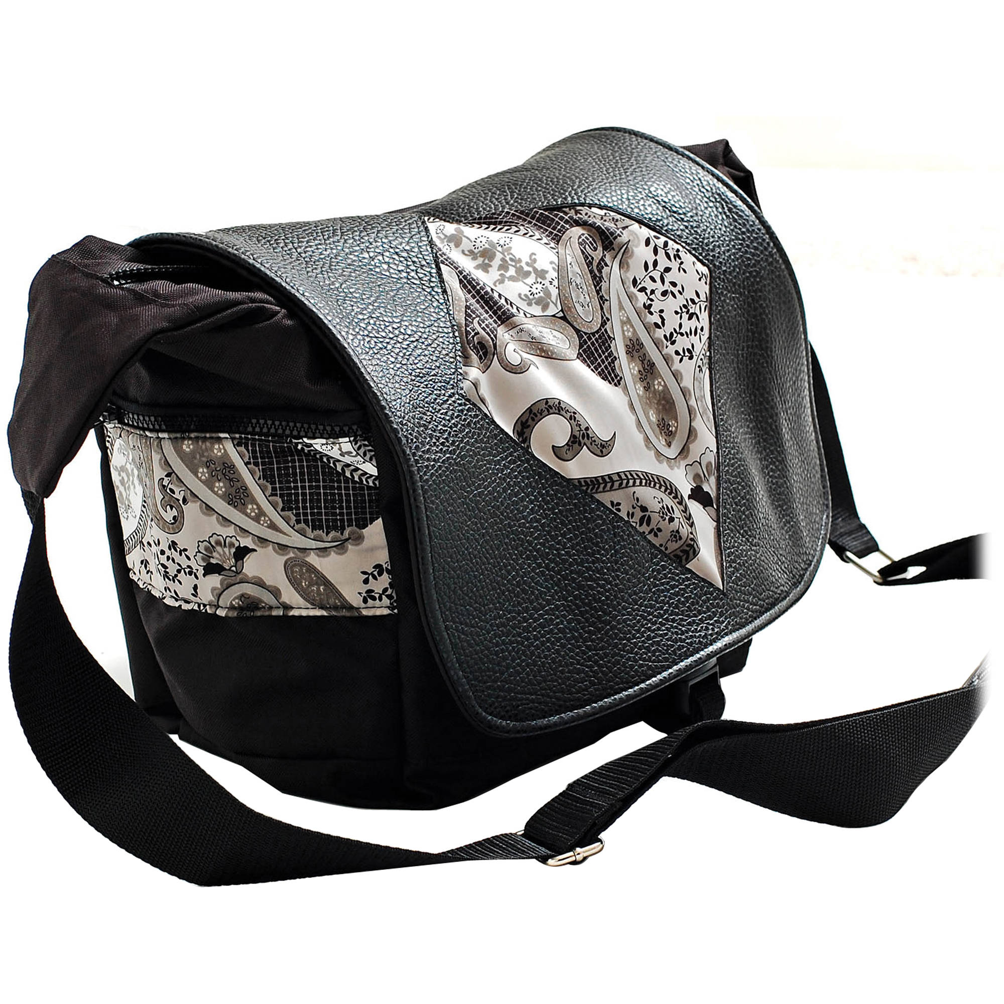 black diamond messenger bag