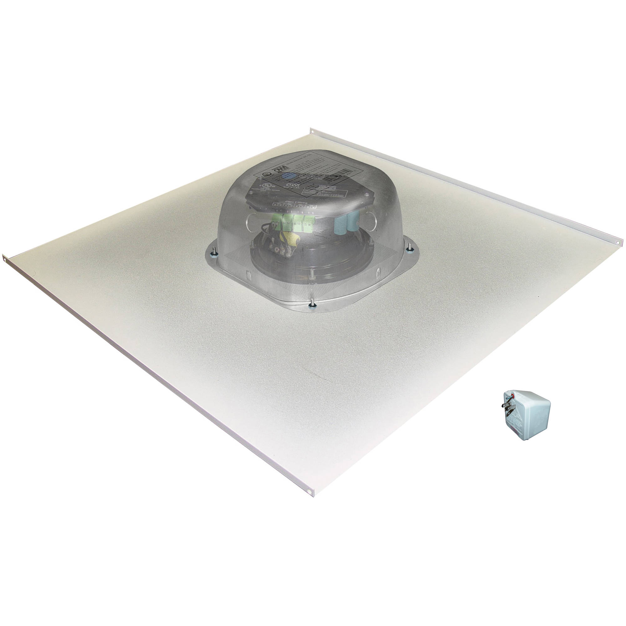 Owi Inc Amplified Drop Ceiling Speaker On A 2x2 Metal Tile