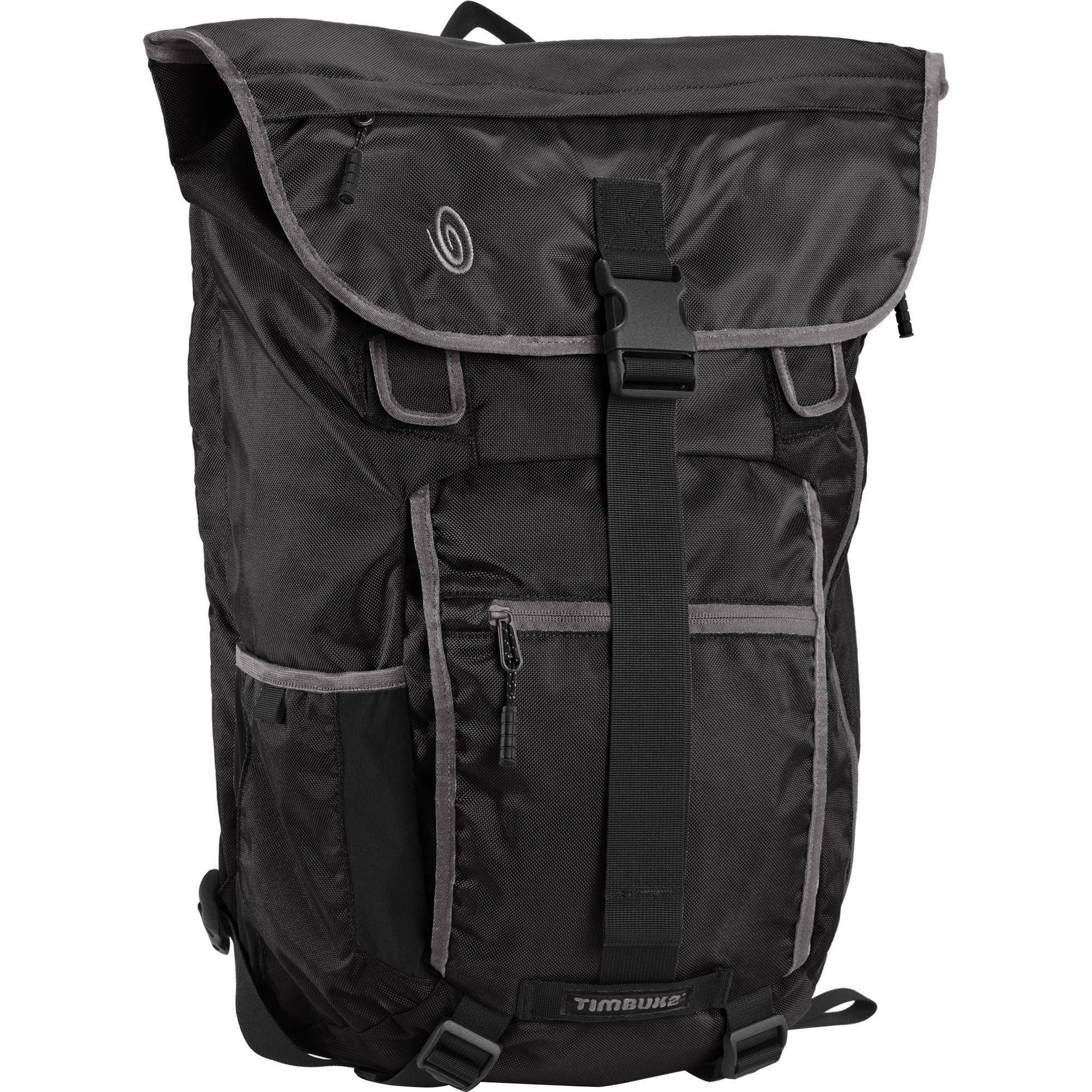 black cycling backpack