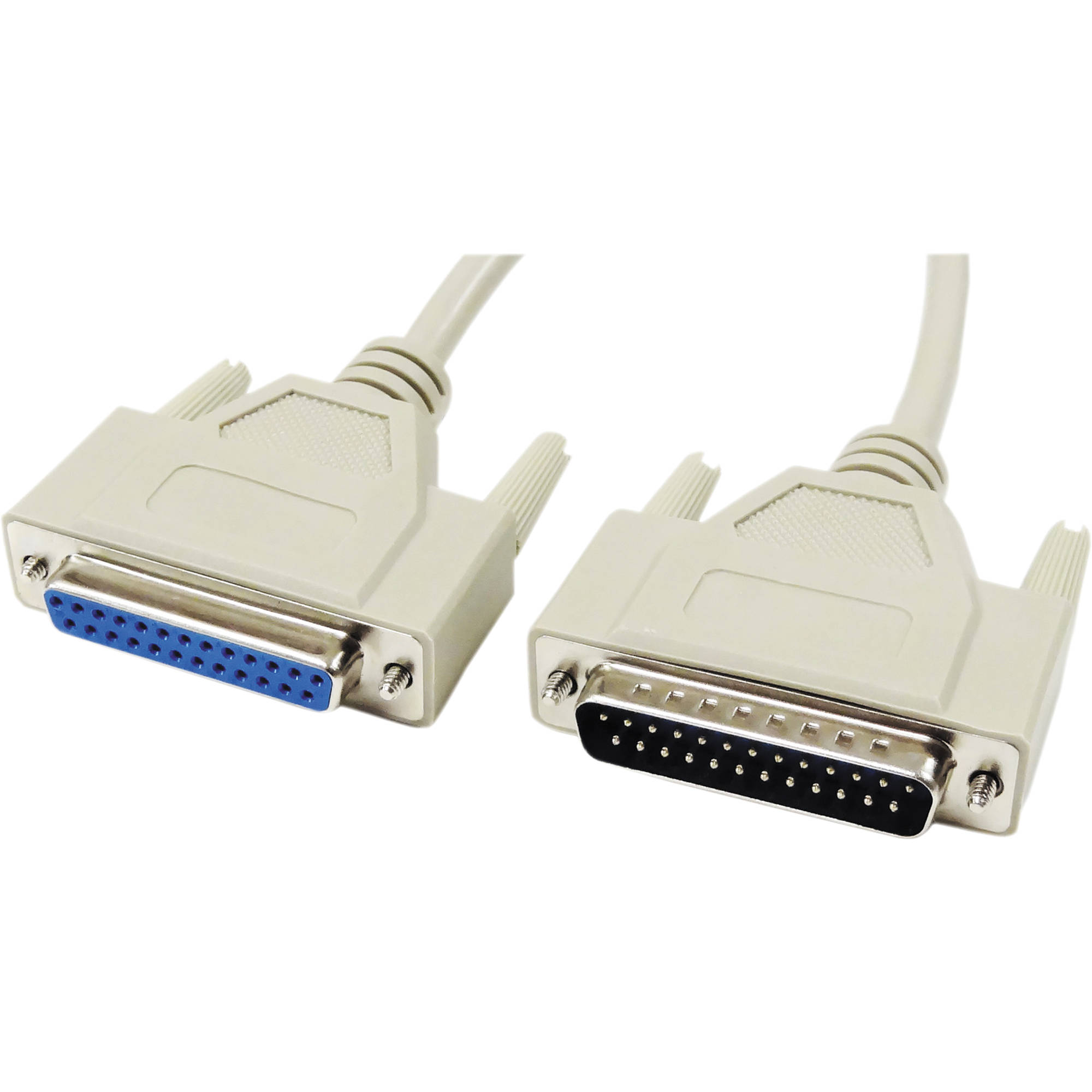 6/' DB25 Male to DB25 Female RS-232 Cable