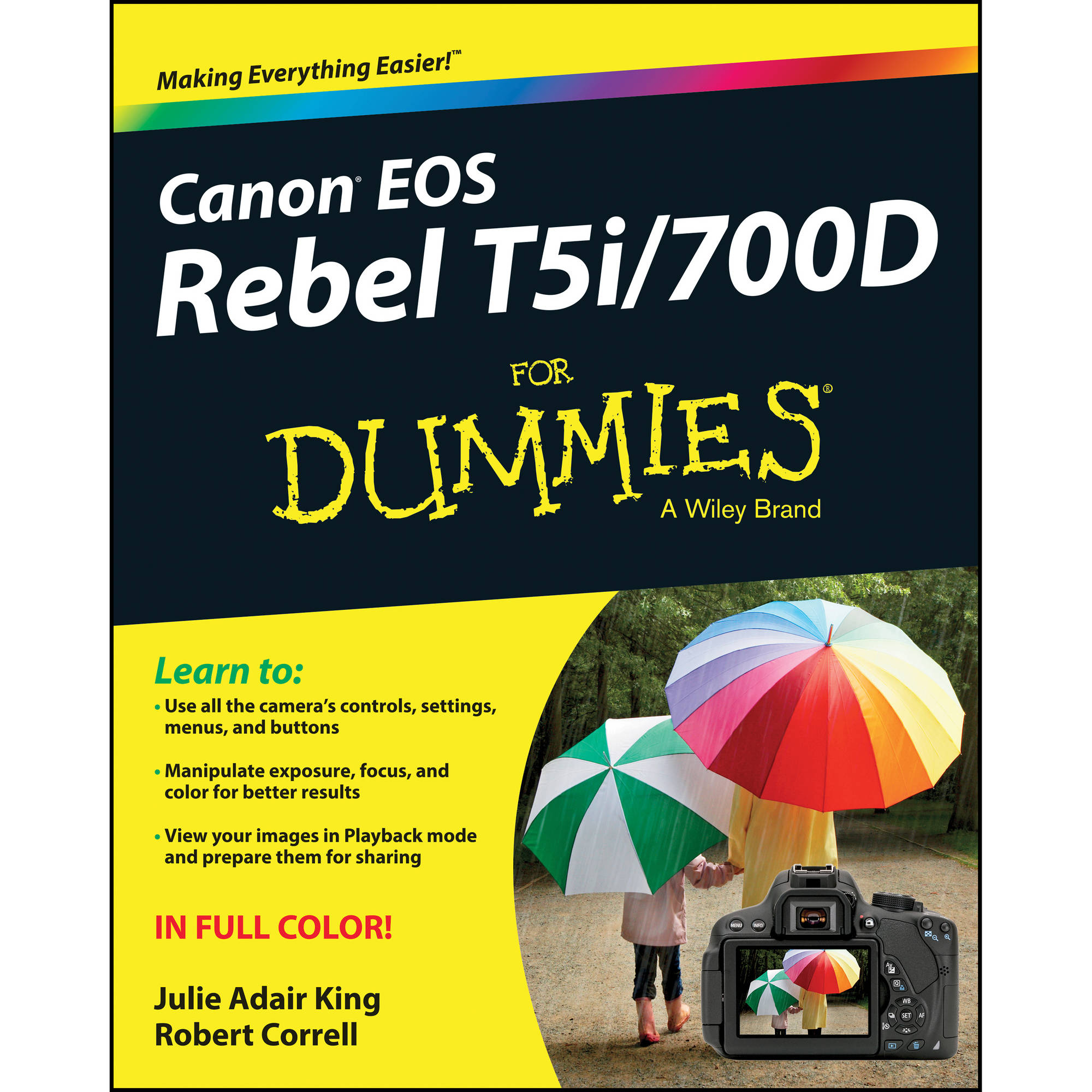 Wiley Publications Book Canon Eos Rebel 978 1 118 72296 1 B H