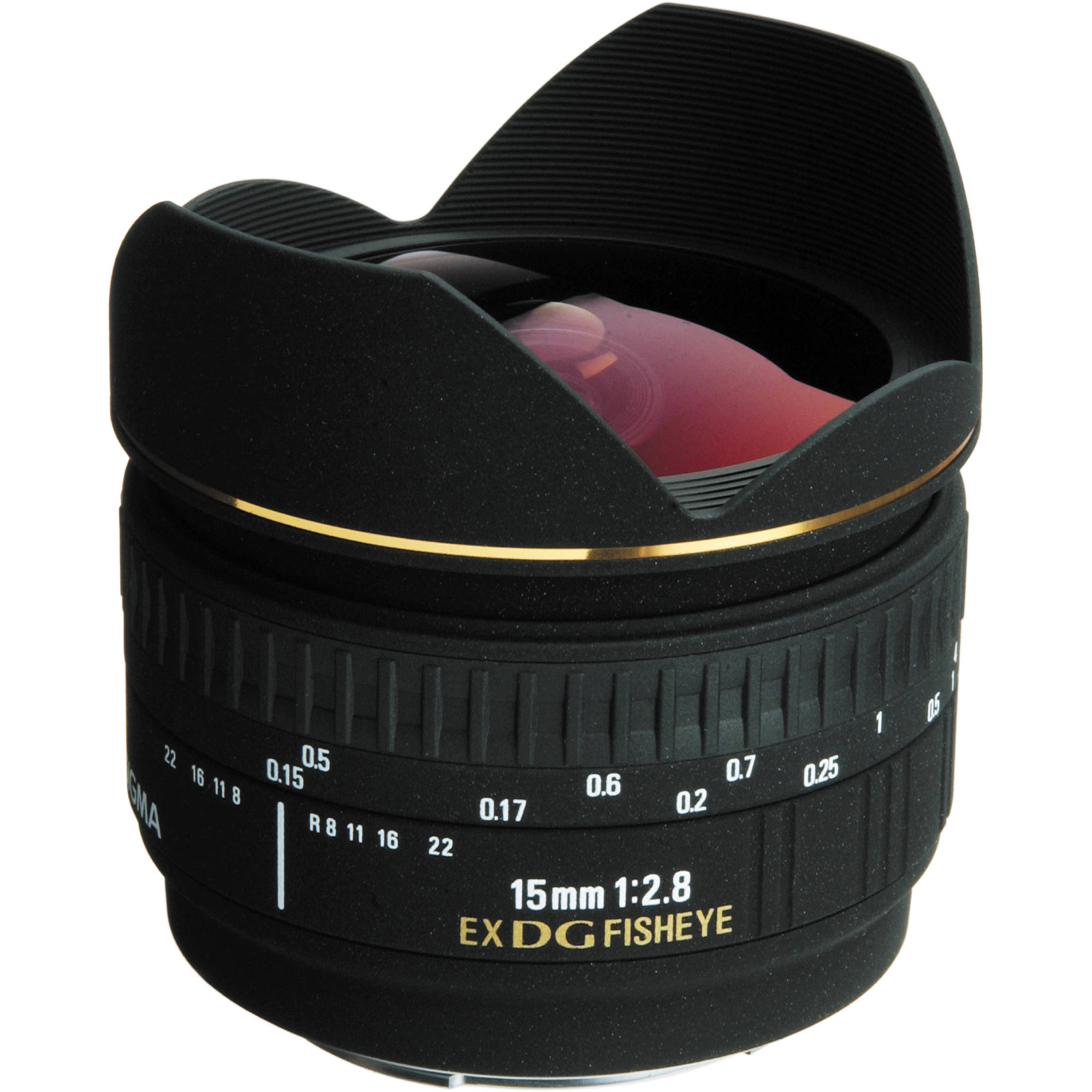 Sigma 15mm F 2 8 Ex Dg Diagonal Fisheye Autofocus Lens 4765