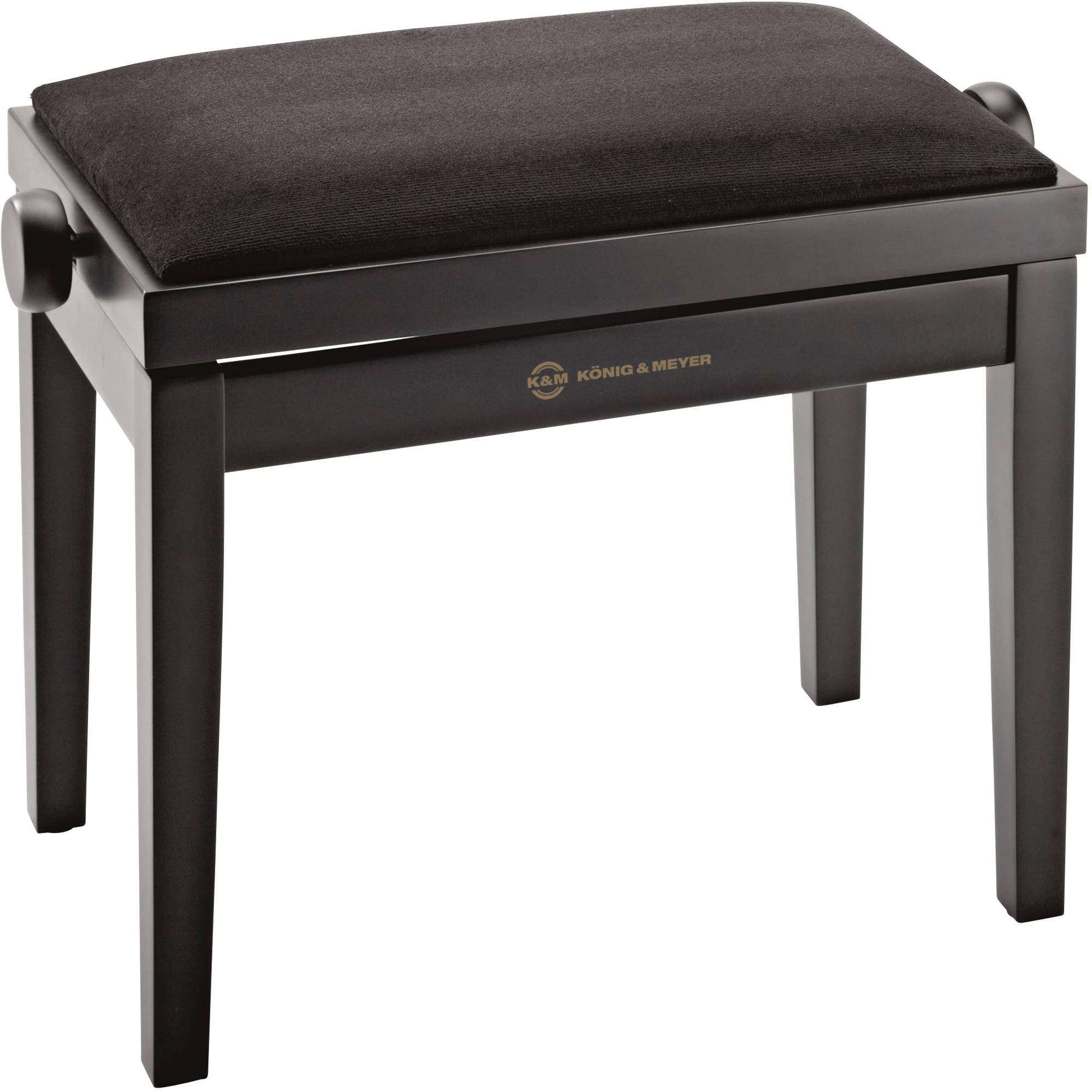 K M 13900 Piano Bench With Matte Finish Velvet