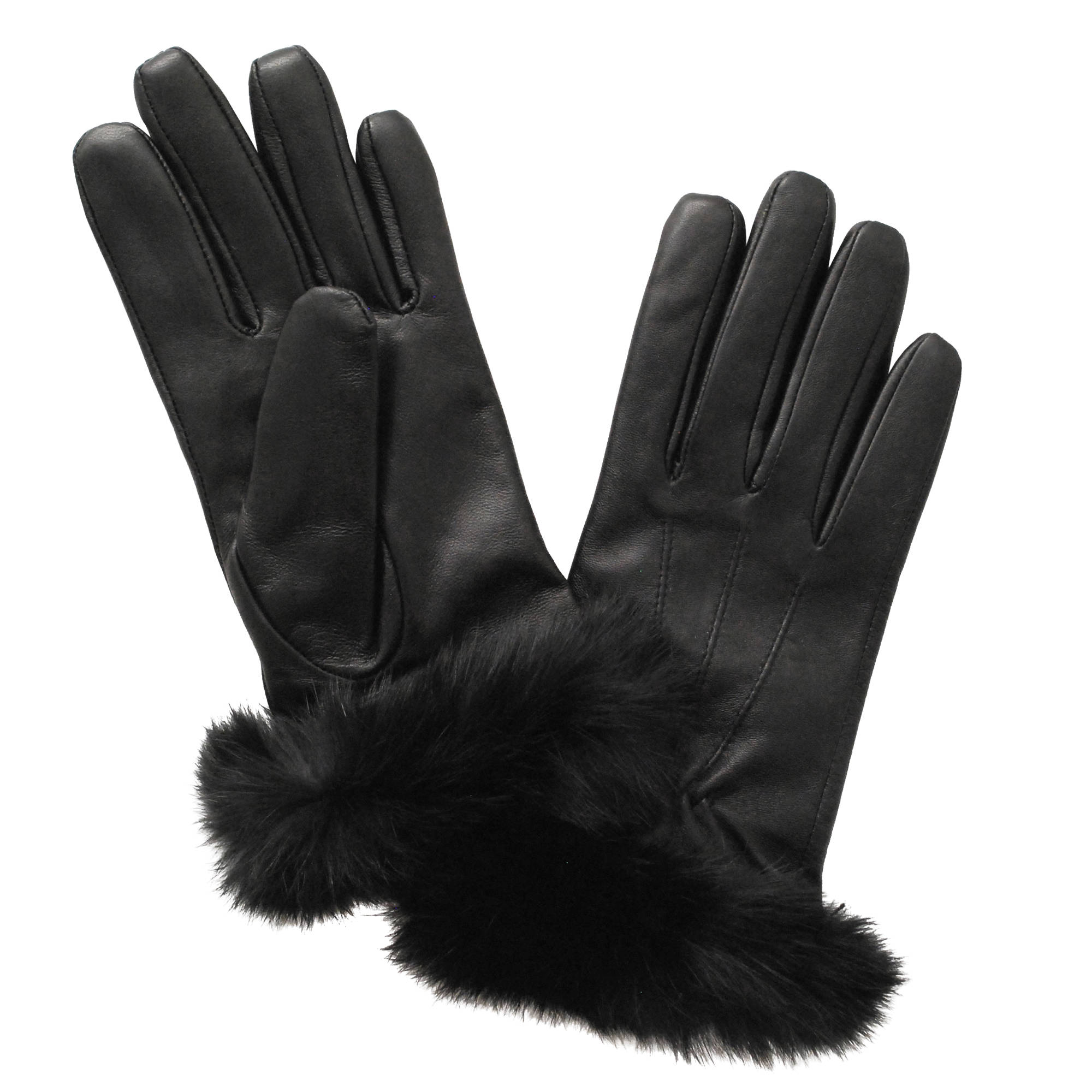 ladies leather smartphone gloves