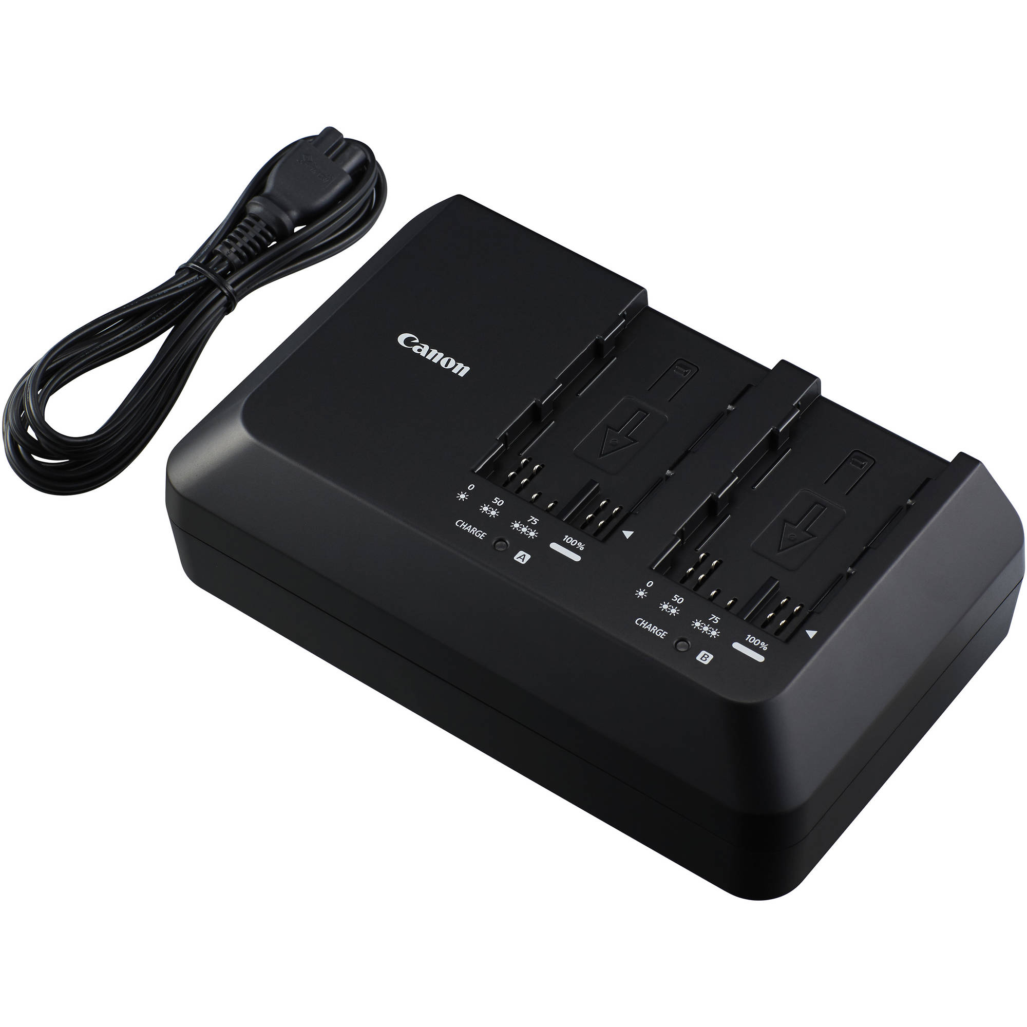 PATONA LCD Cargador Doble para BP-A30 BP-A60 BP-A65 Bateria Compatible con Canon EOS C200 C300 Mark II XF705 CA-CP200L