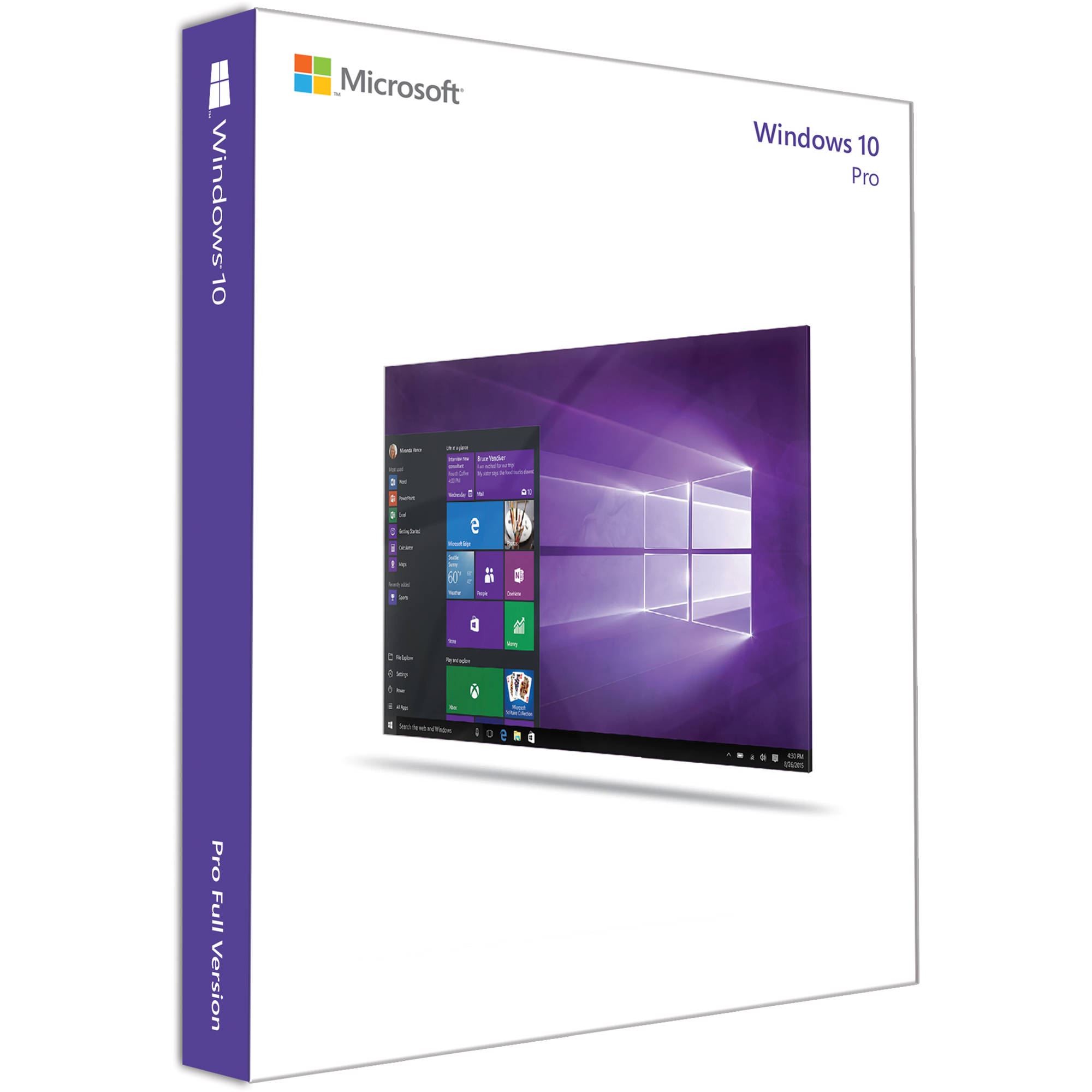 Microsoft Windows 10 Pro 32 Bit Oem Dvd Fqc 08970 B H Photo