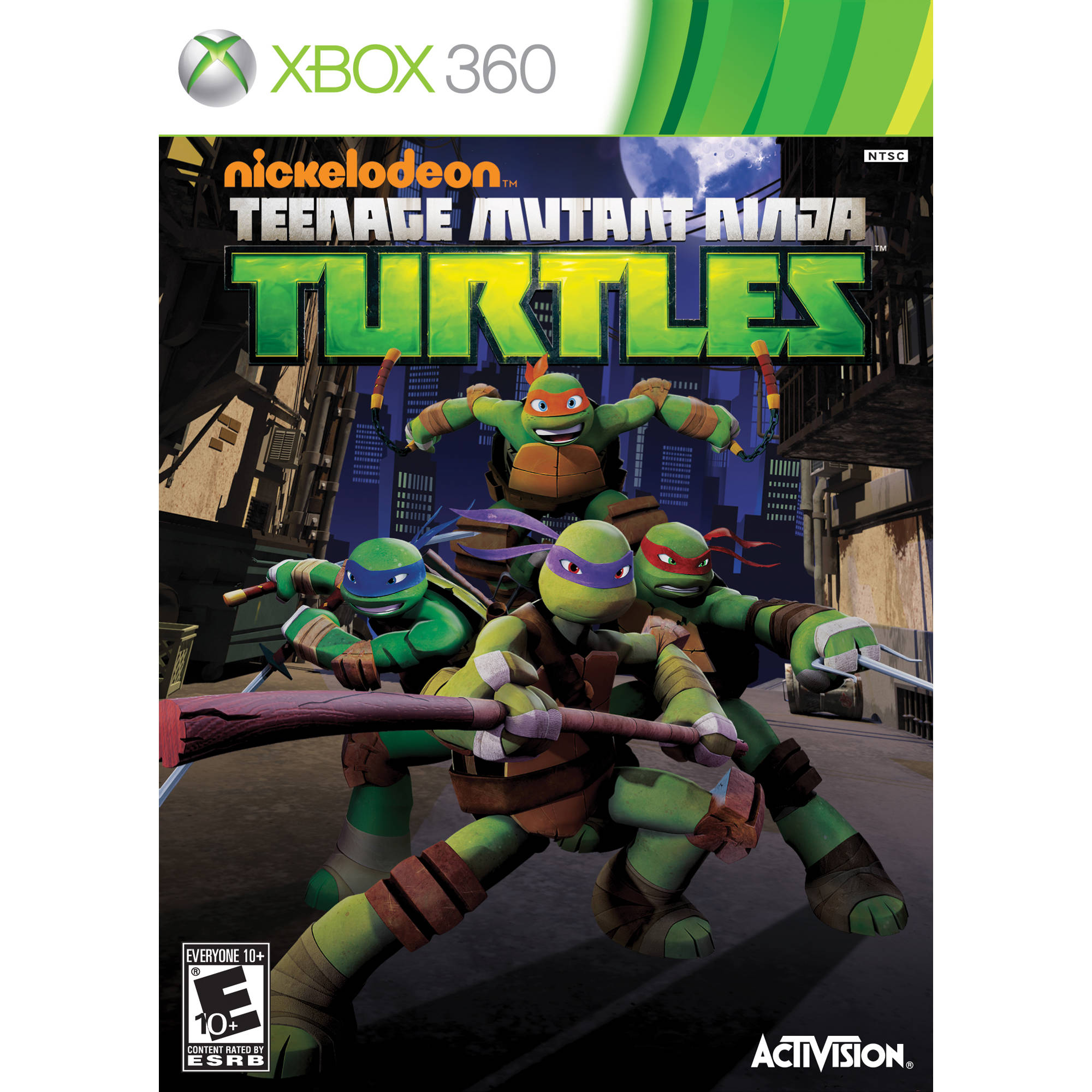 nickelodeon teenage mutant ninja turtles xbox 360
