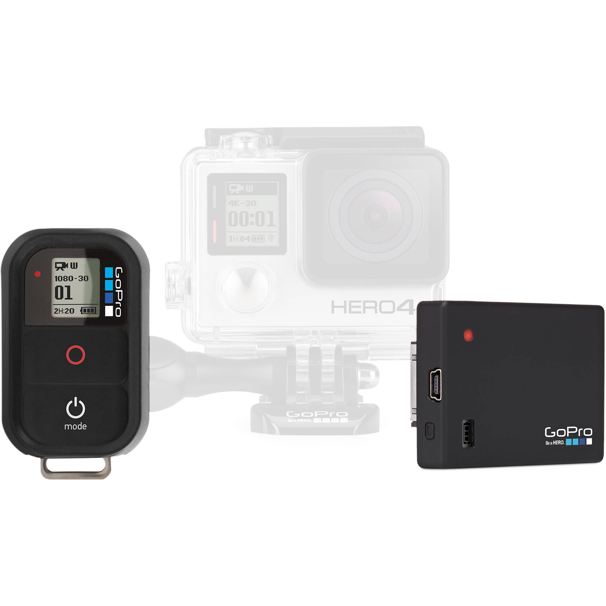 Gopro Remote 1 0 And Battery Bacpac Bundle Arbpb 101 B H Photo