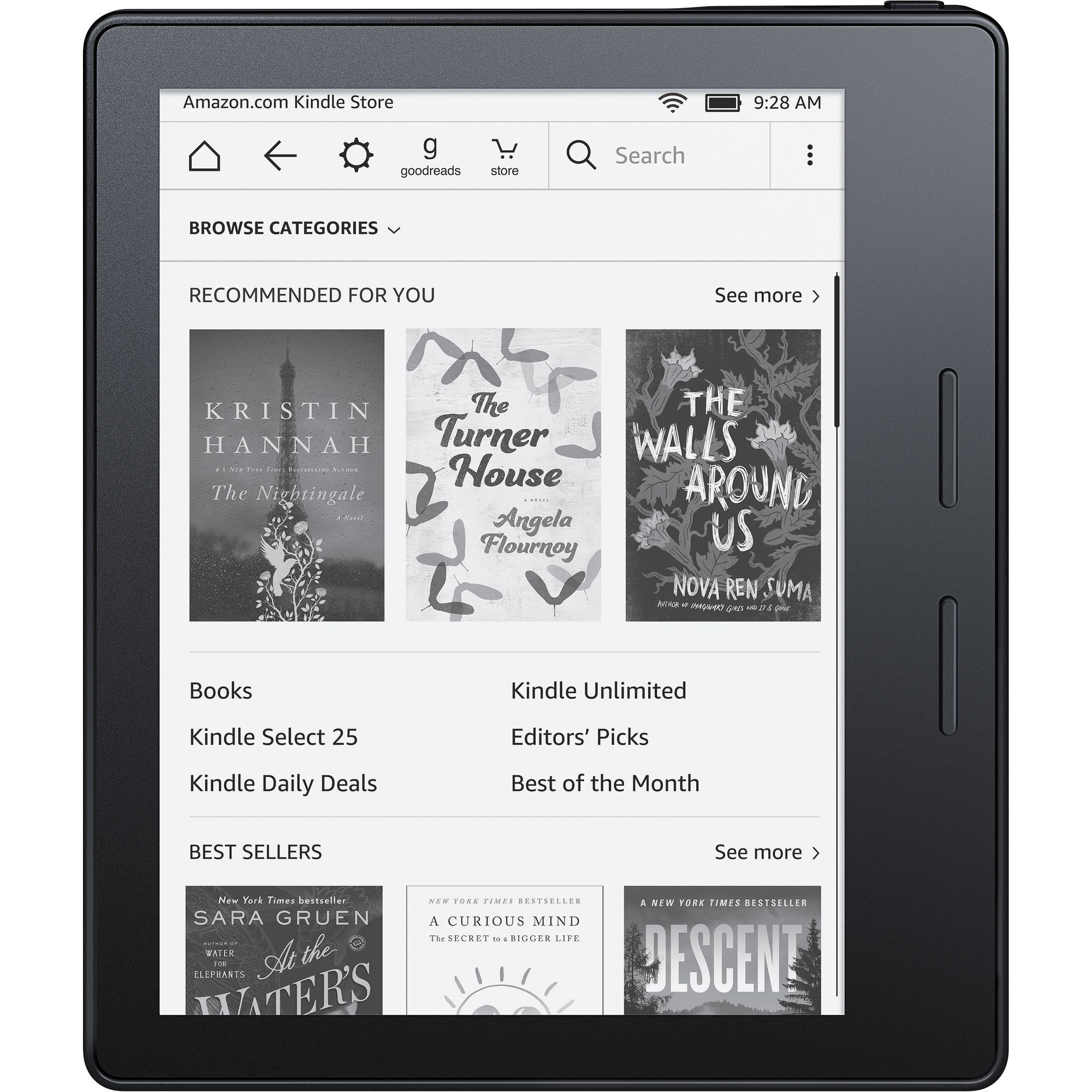 Kindle Oasis 6 Ereader Black Wi Fi Only - 