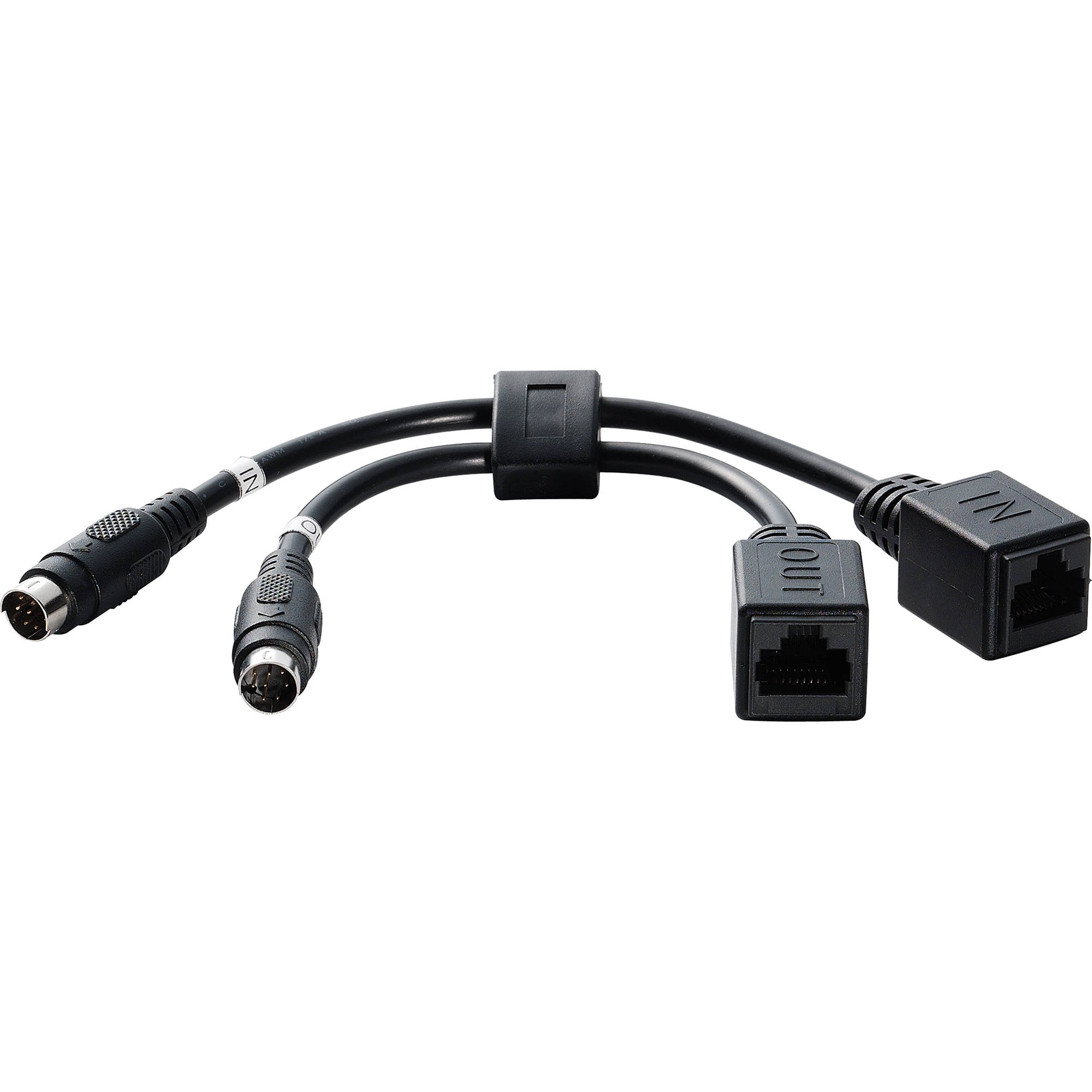 Out RJ45 to 8-Pin Mini DIN VISCA Cable 