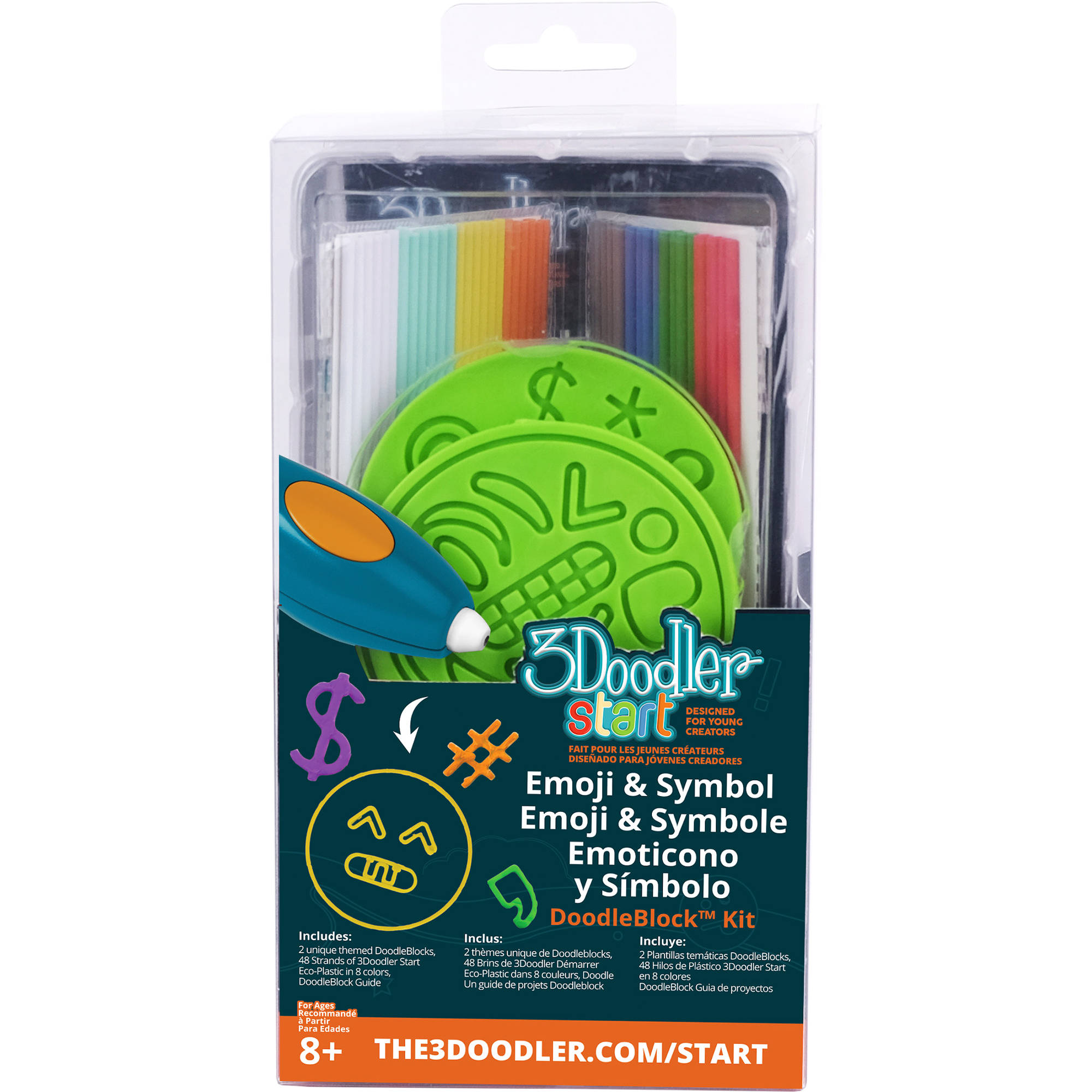 3doodler Start Doodleblock Kit Emoji Symbol Set 3dsdbksy B H