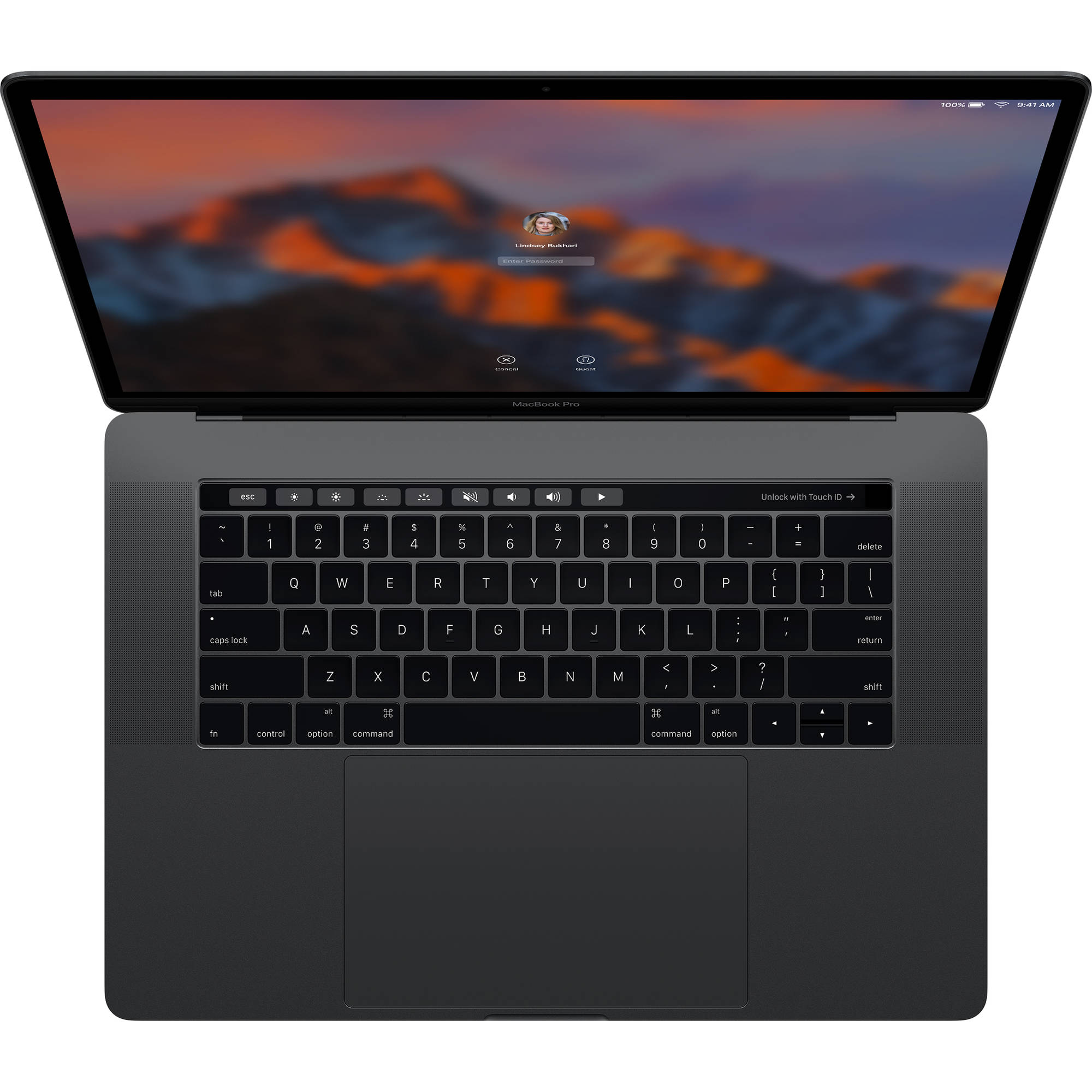 Apple 154 Macbook Pro With Touch Bar Late 2016 Space Gray