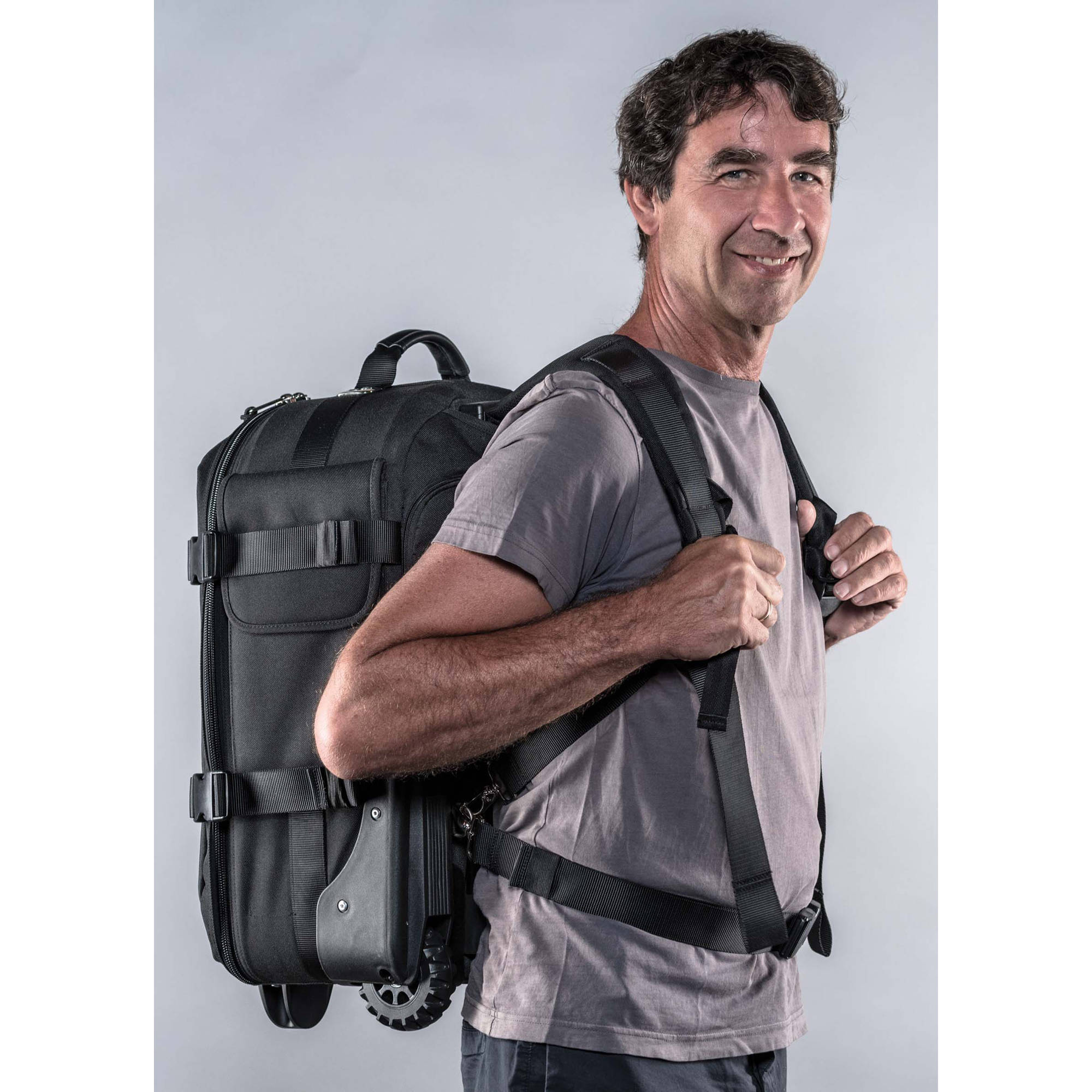 small backpack on wheels