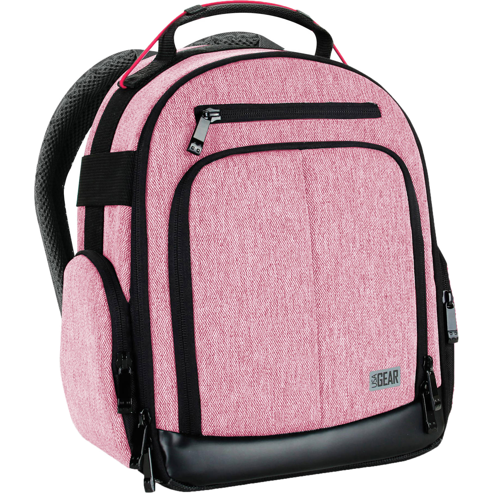 pink dslr camera bag