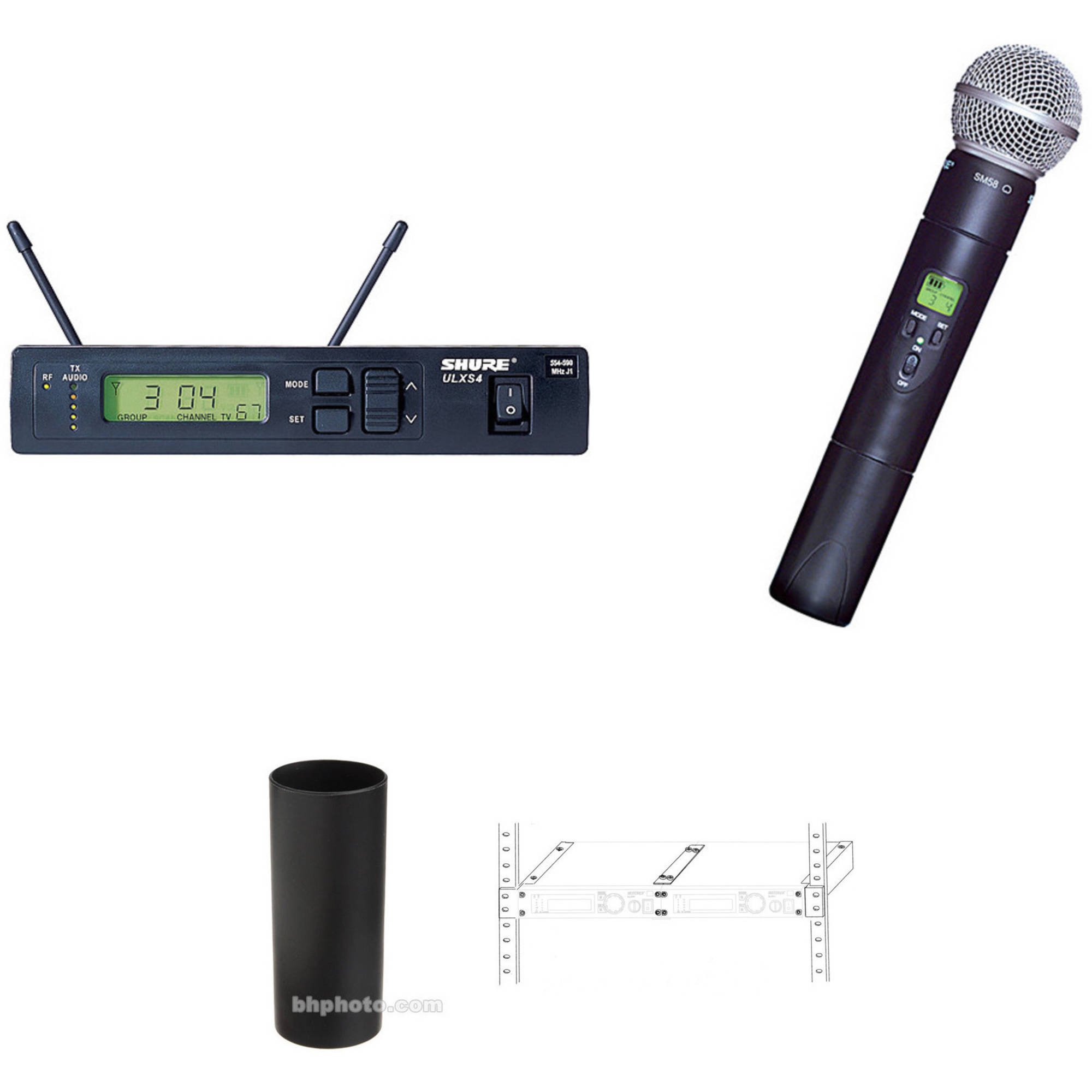 Muziekinstrumenten Microfoons Shure ULX2 J1 Wireless Handheld