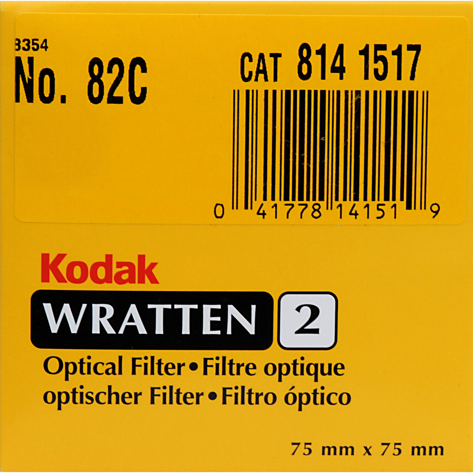 Wratten Filter Chart