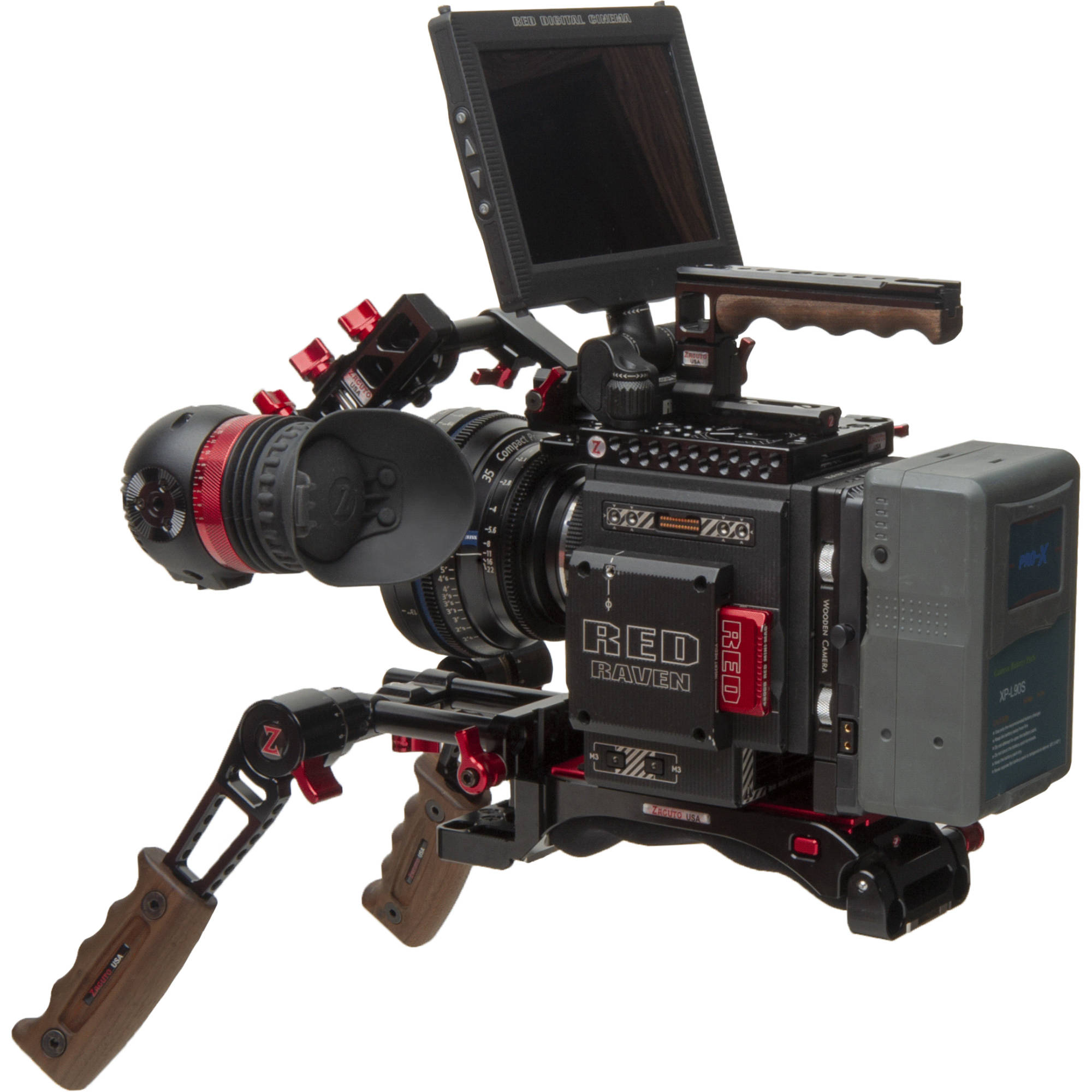 Zacuto Red Evf Recoil Gratical Eye Bundle Z Rer Gre2 B H Photo Zacuto Red Evf Recoil Gratical Eye