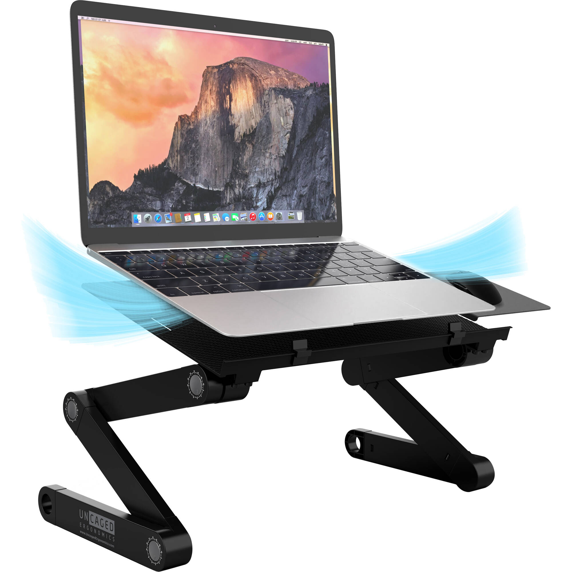 Uncaged Ergonomics Workez Best Laptop Stand Lap Desk