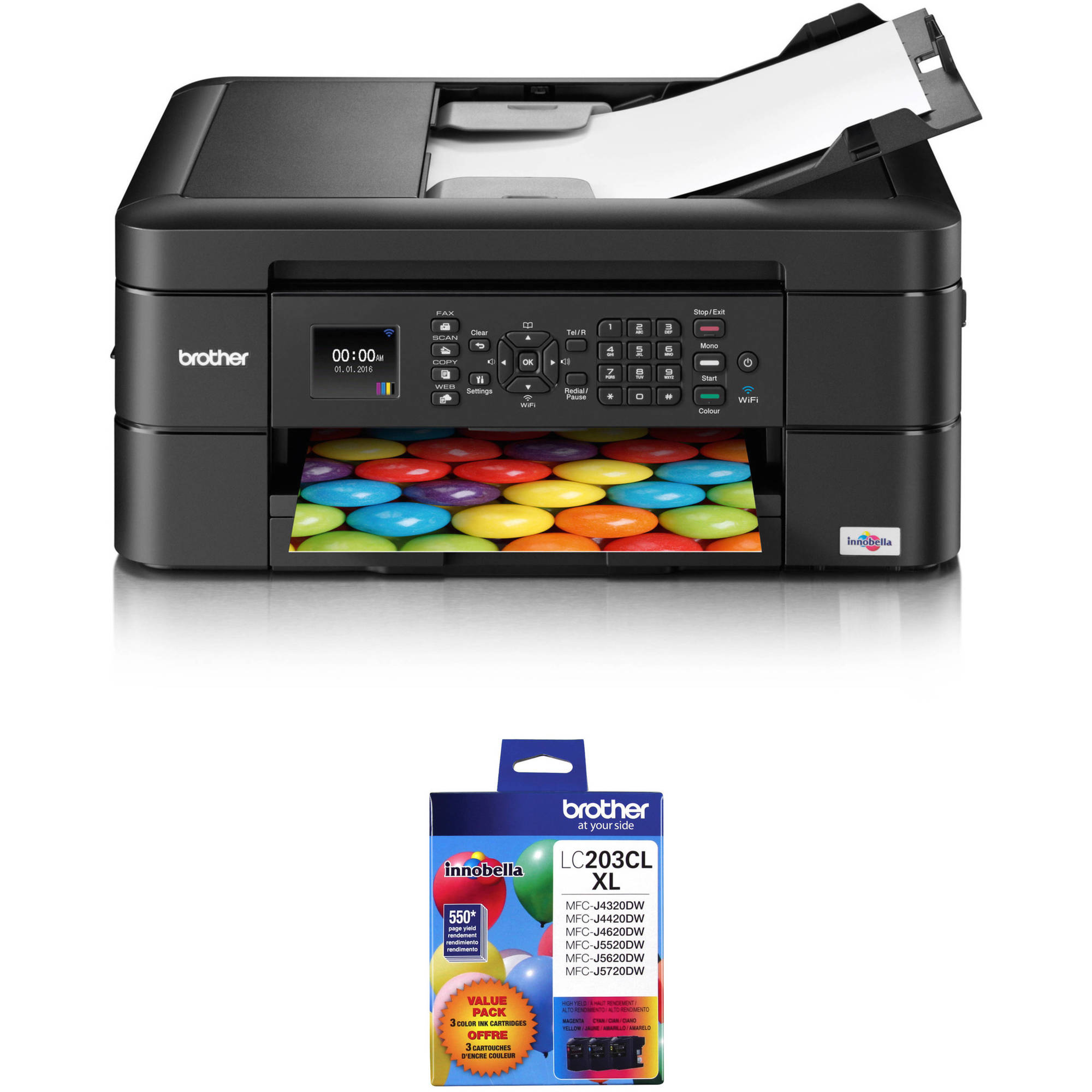 Brother Worksmart Series Mfc J460dw All In One Inkjet Printer