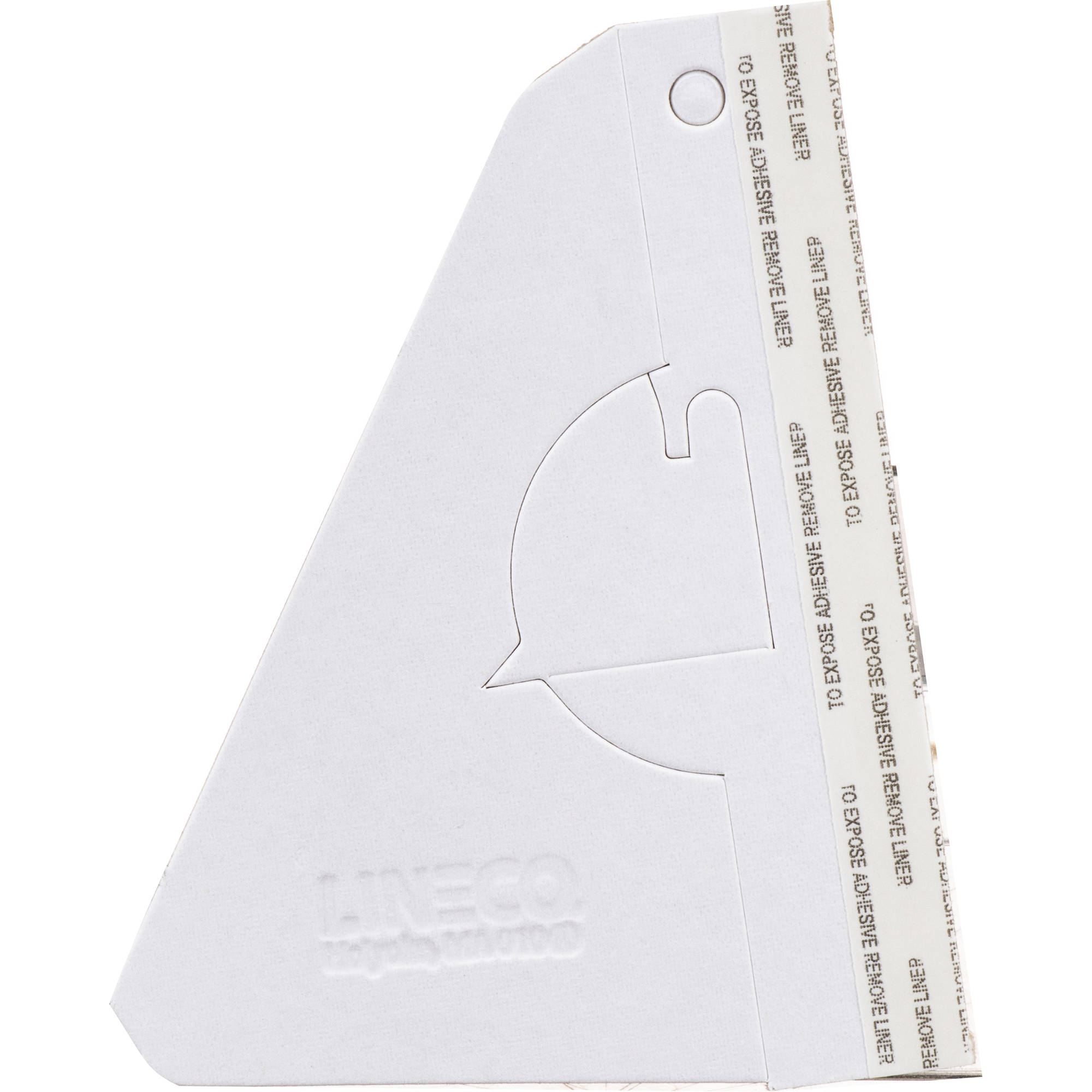 Package of 5 12 inches 328-3012 Lineco Self-Stick Easel Back White