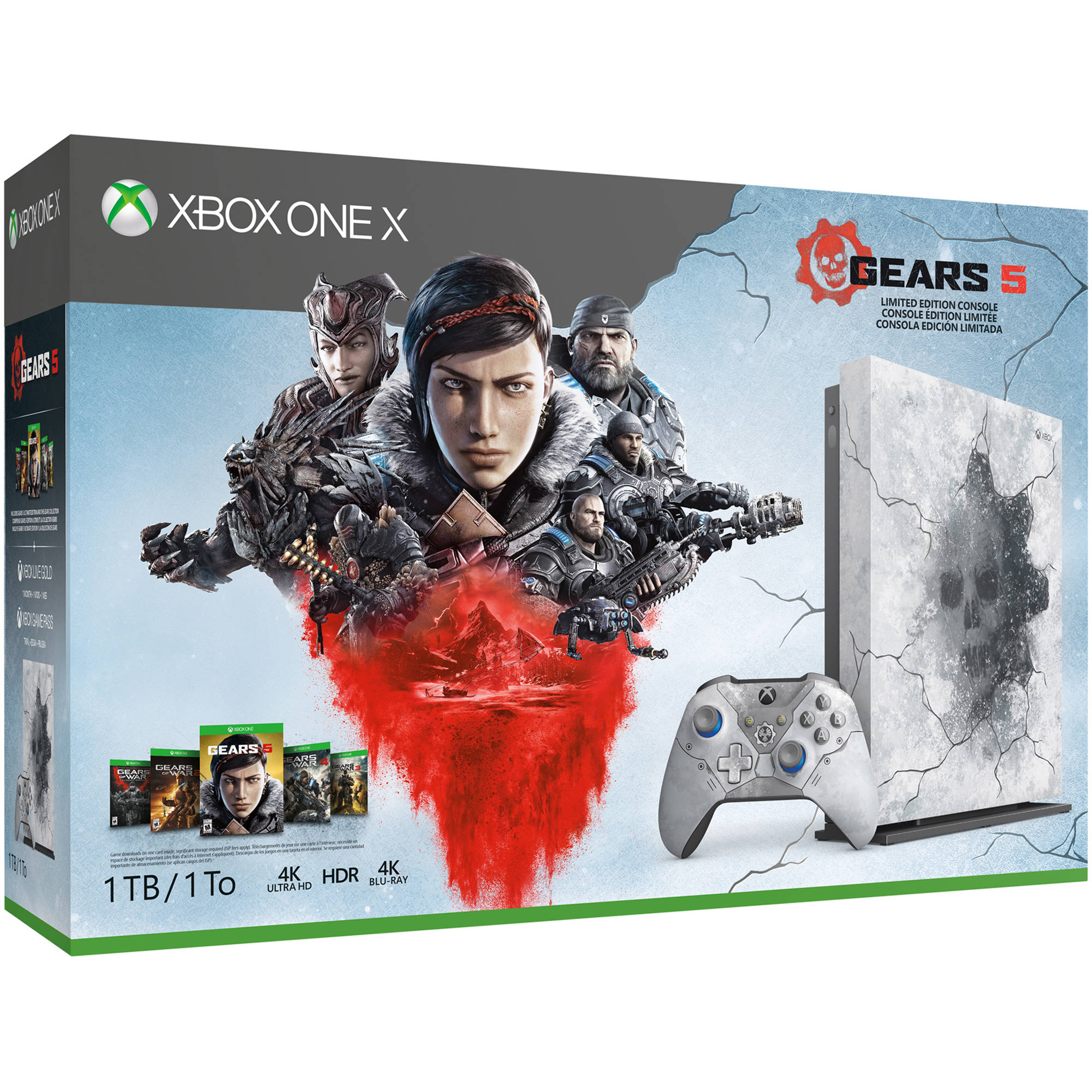 xbox one x gears of war 5 special edition