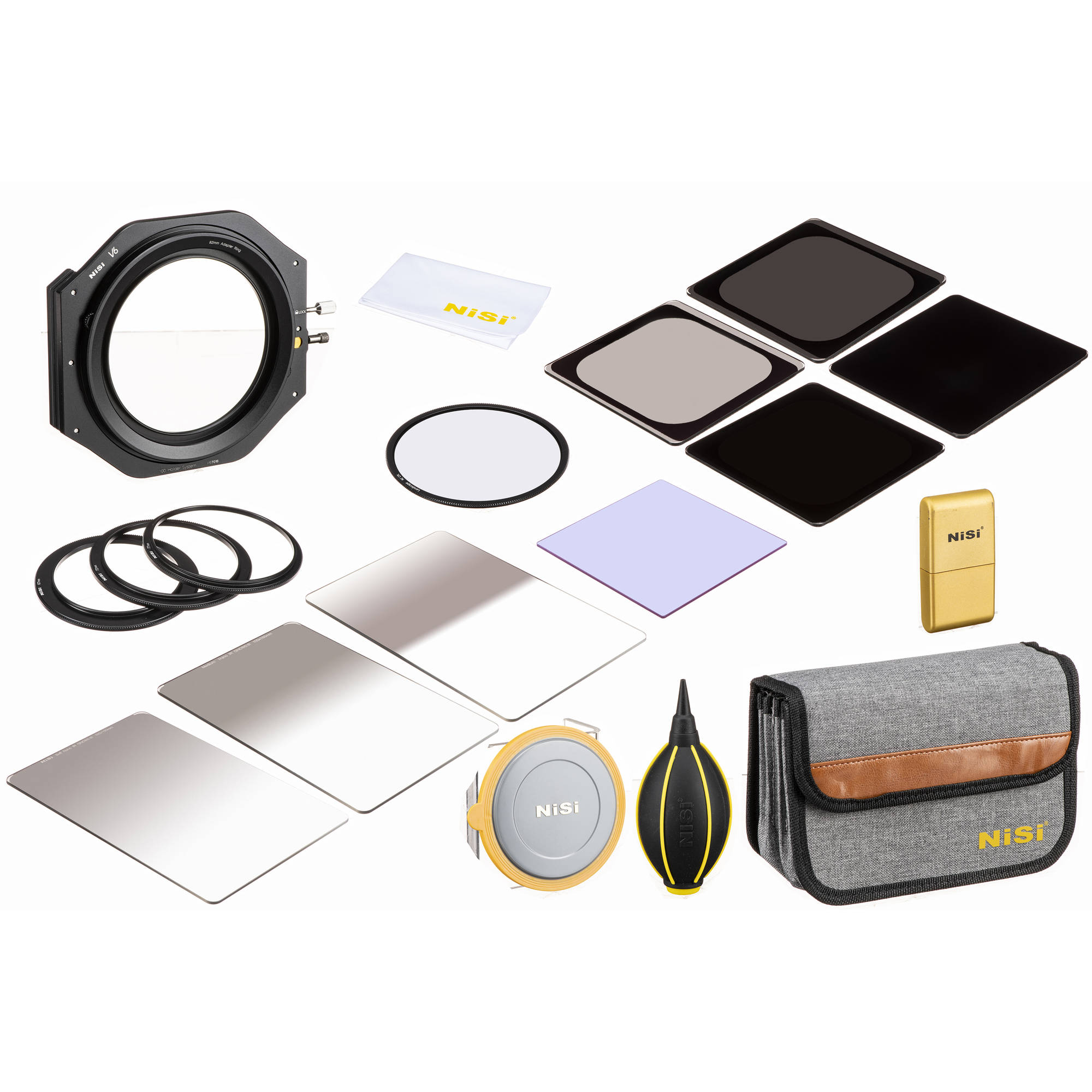NiSi Filterhalter Kit für 100mm V5 Pro mit 86mm Landscape CPL Pol Filter