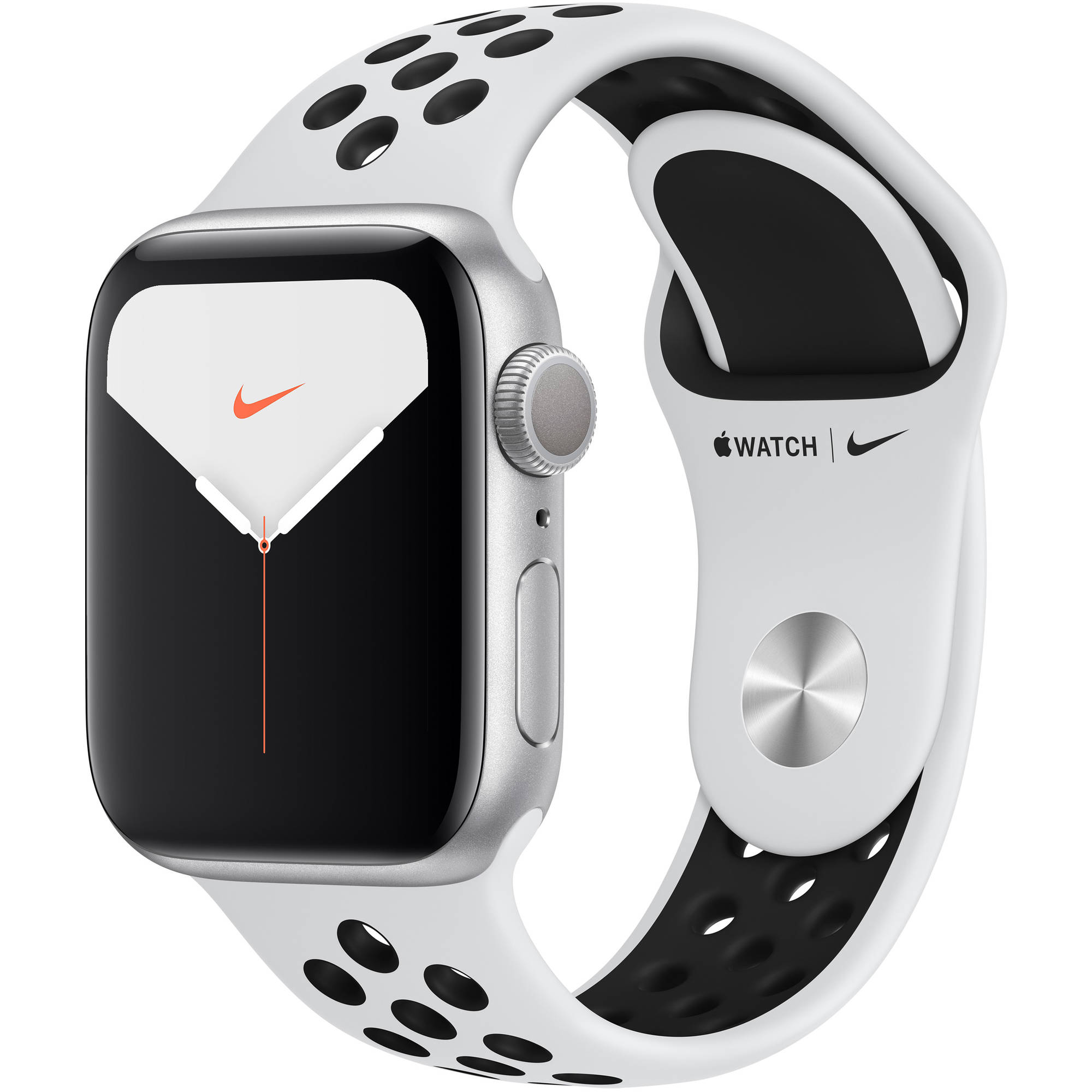 black electronic watch